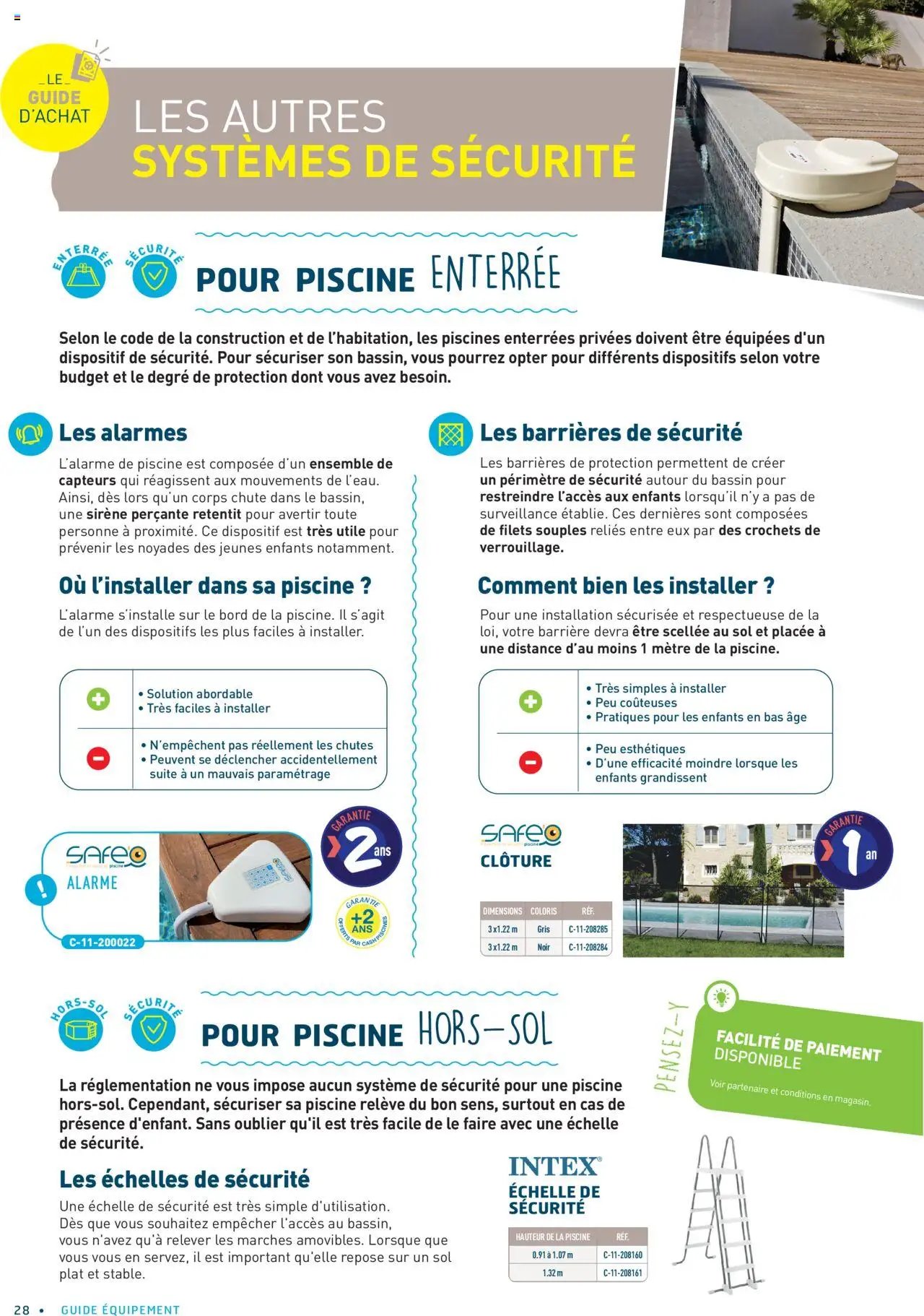 Cash Piscines Guide de l'équipement 