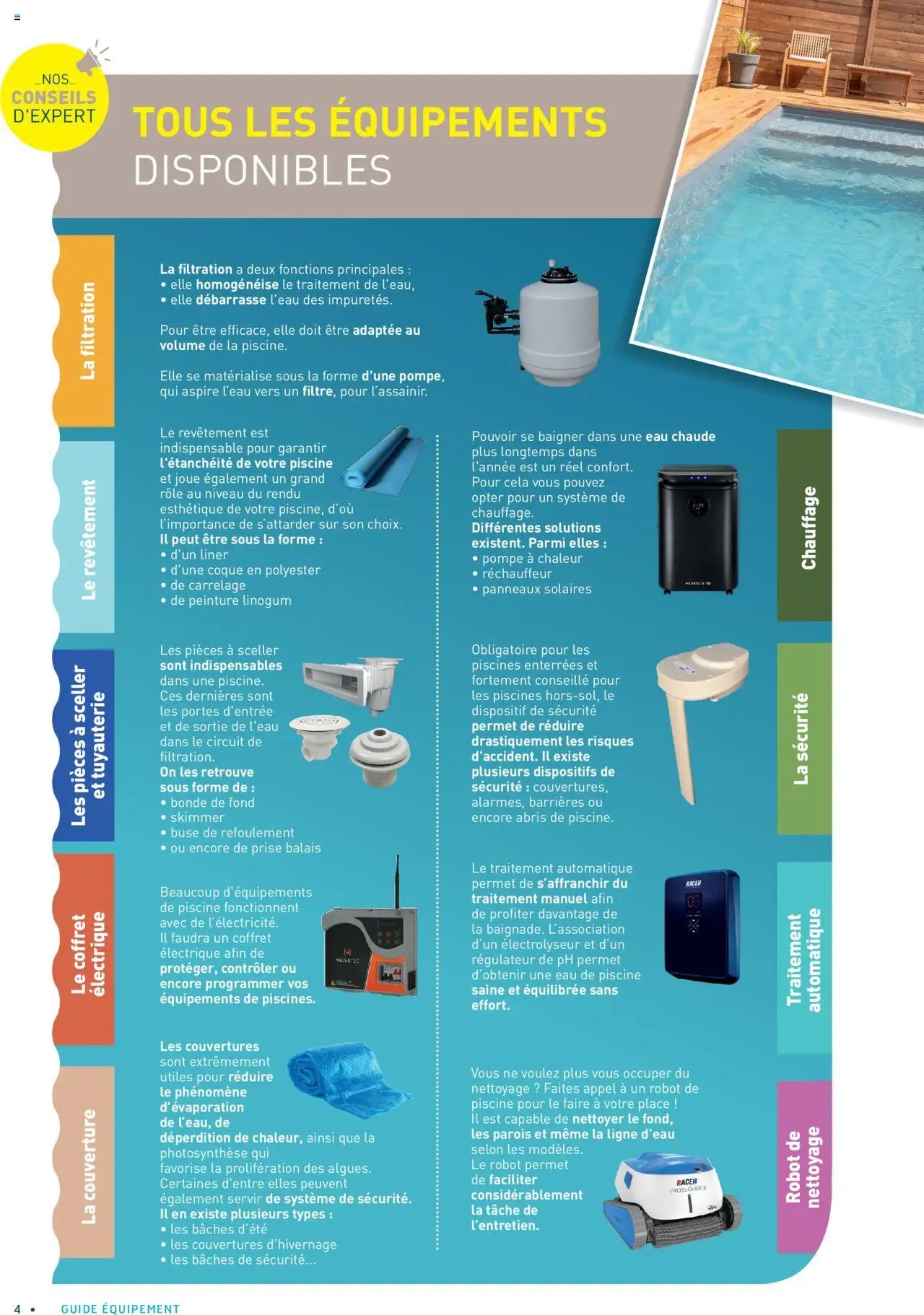 Cash Piscines Guide de l'équipement 