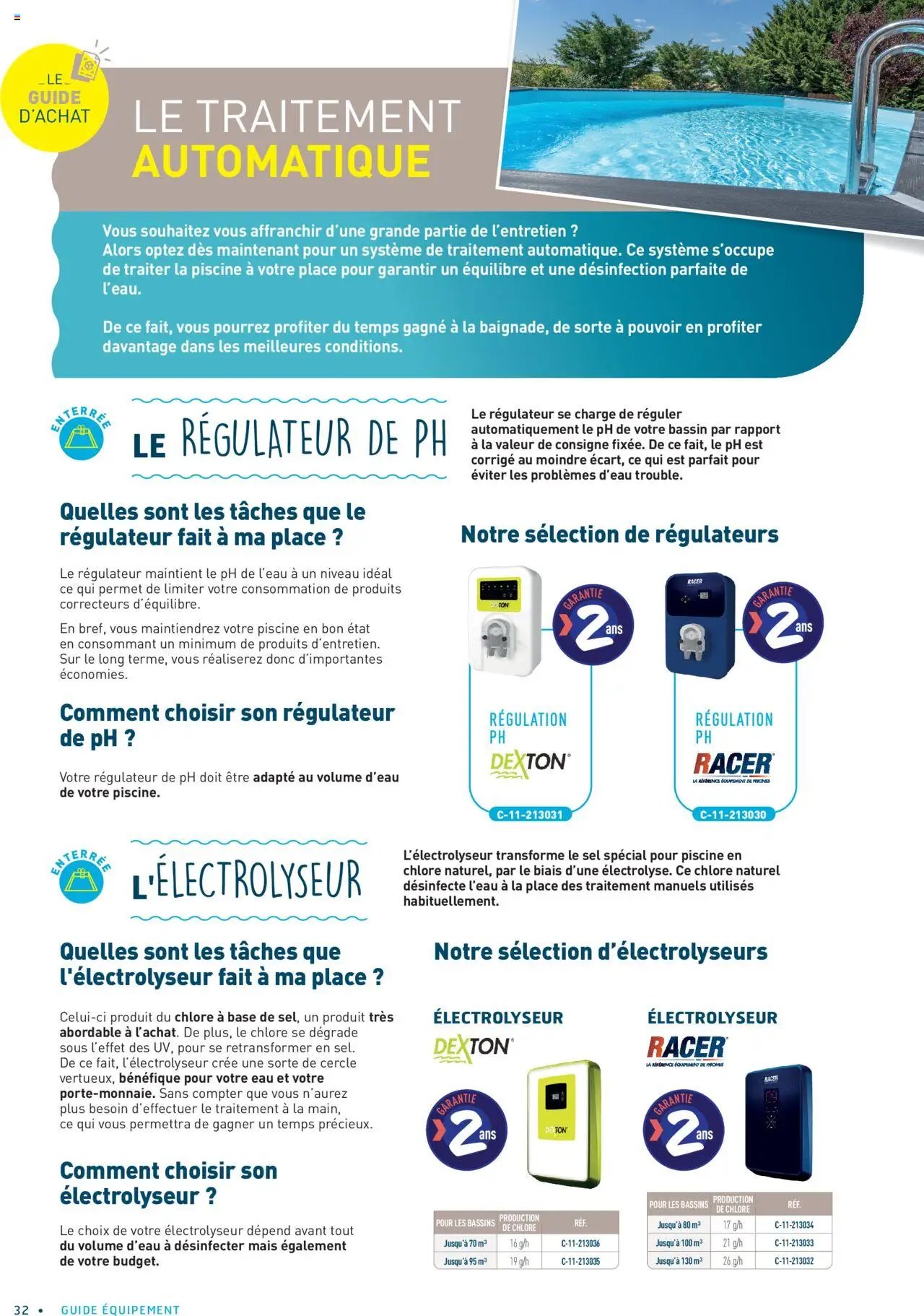 Cash Piscines Guide de l'équipement 