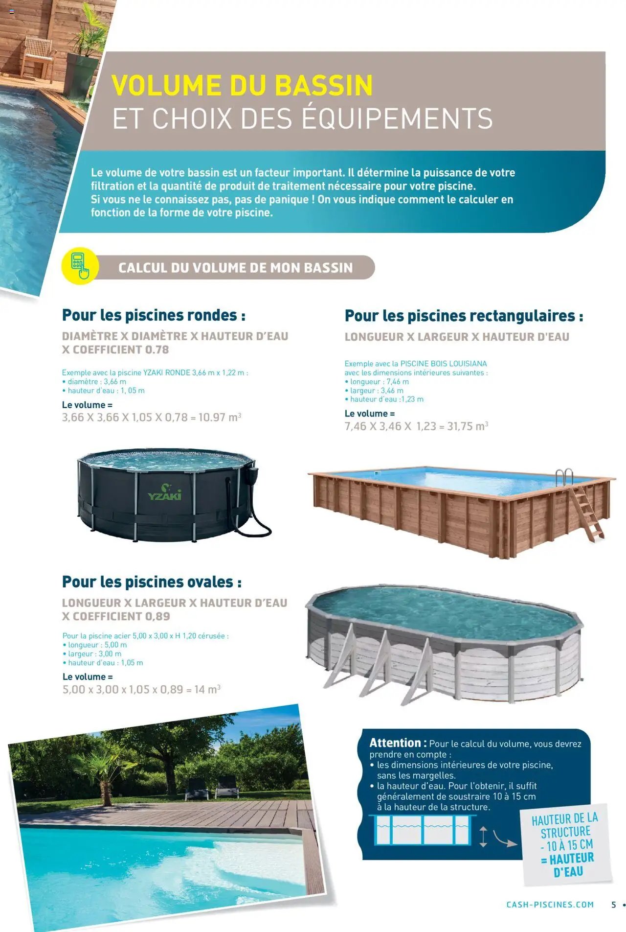 Cash Piscines Guide de l'équipement 