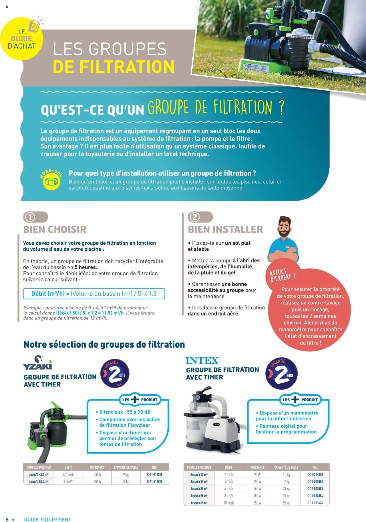 Cash Piscines Guide de l'équipement 