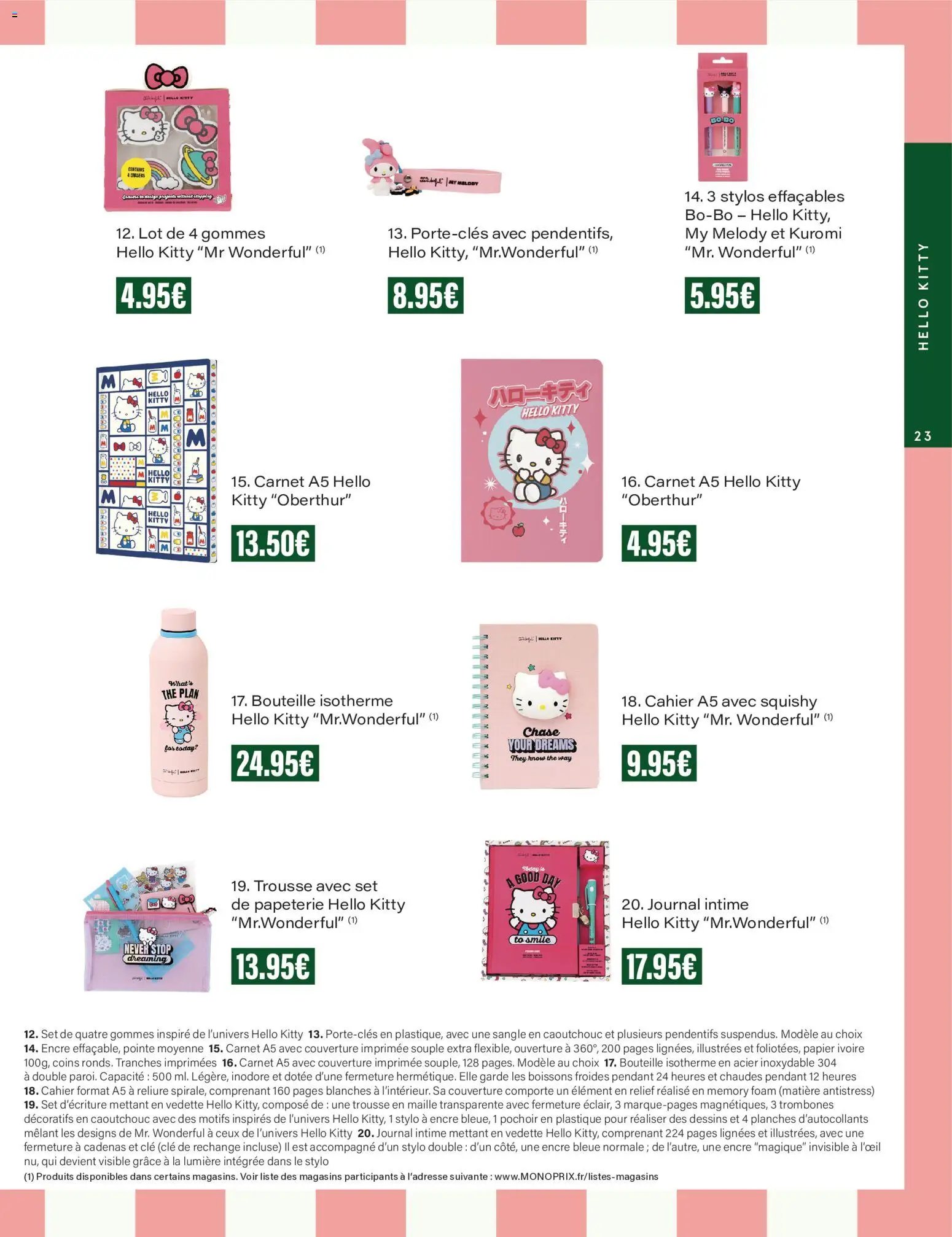 Monoprix - Guide de rentree