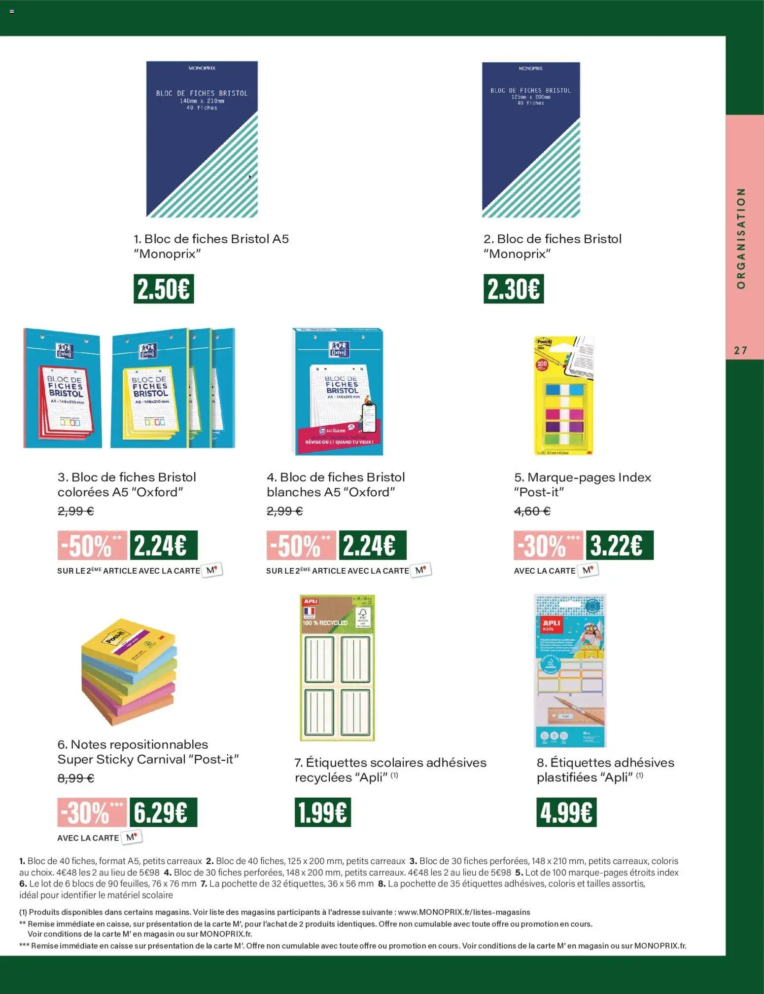 Monoprix - Guide de rentree