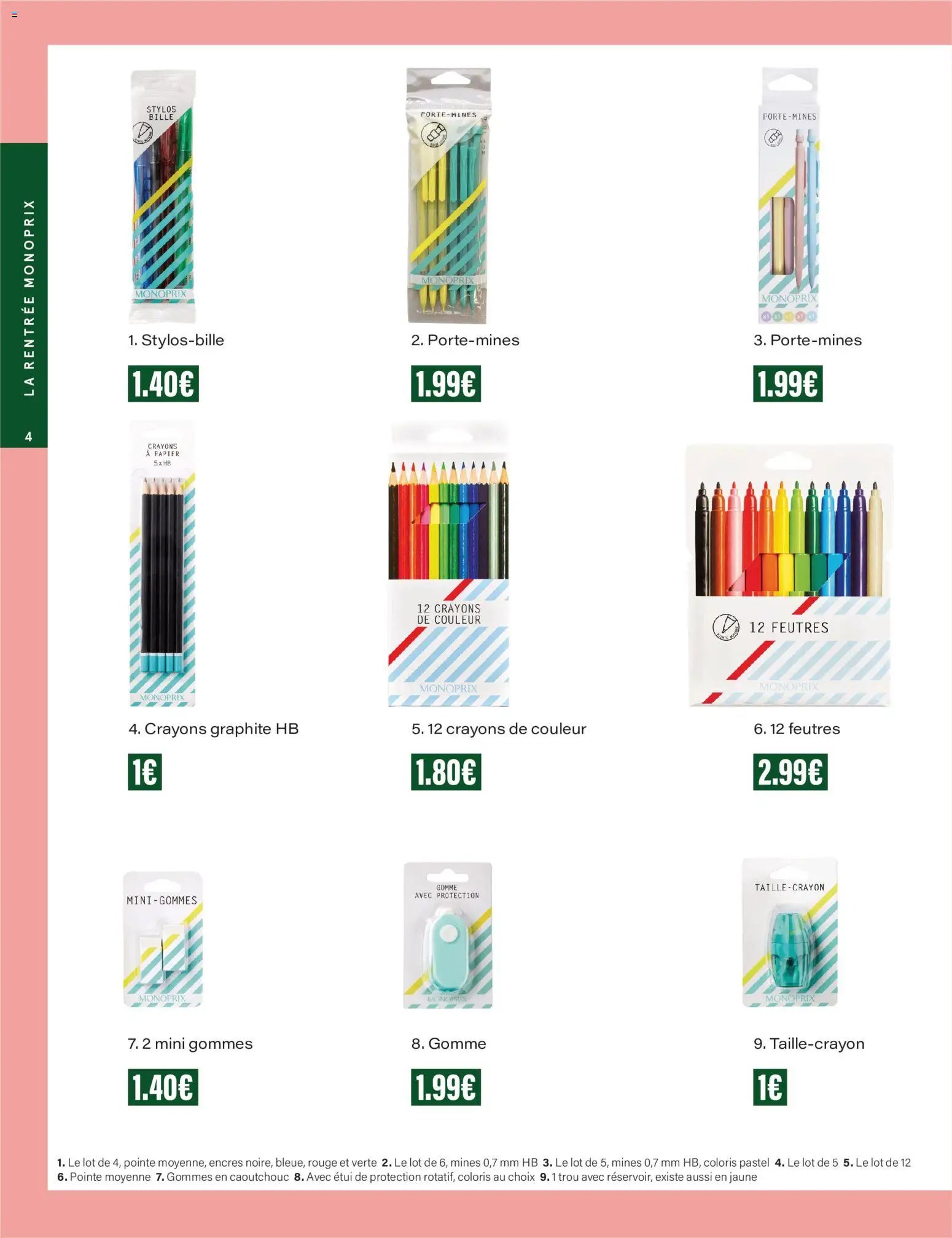 Monoprix - Guide de rentree