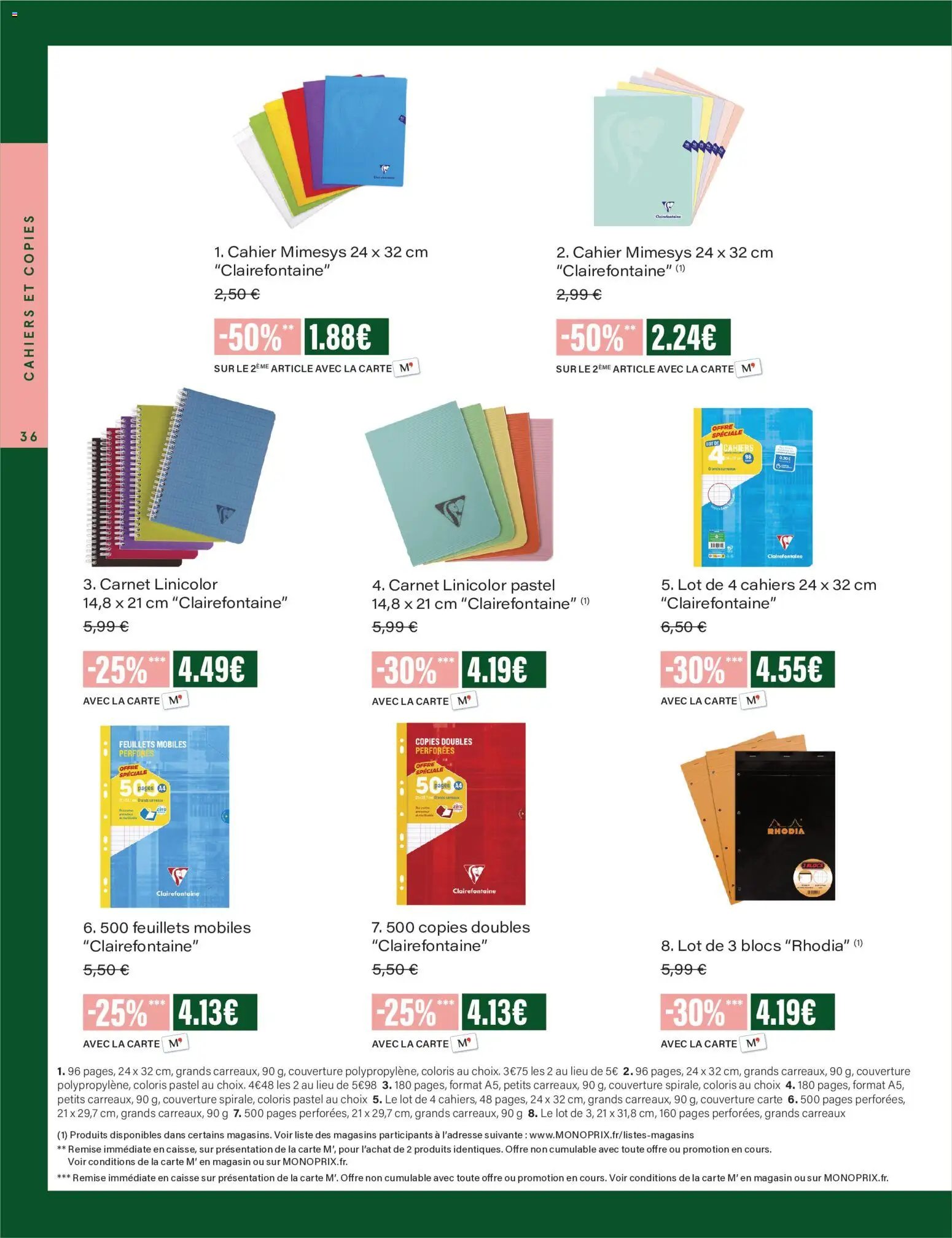 Monoprix - Guide de rentree