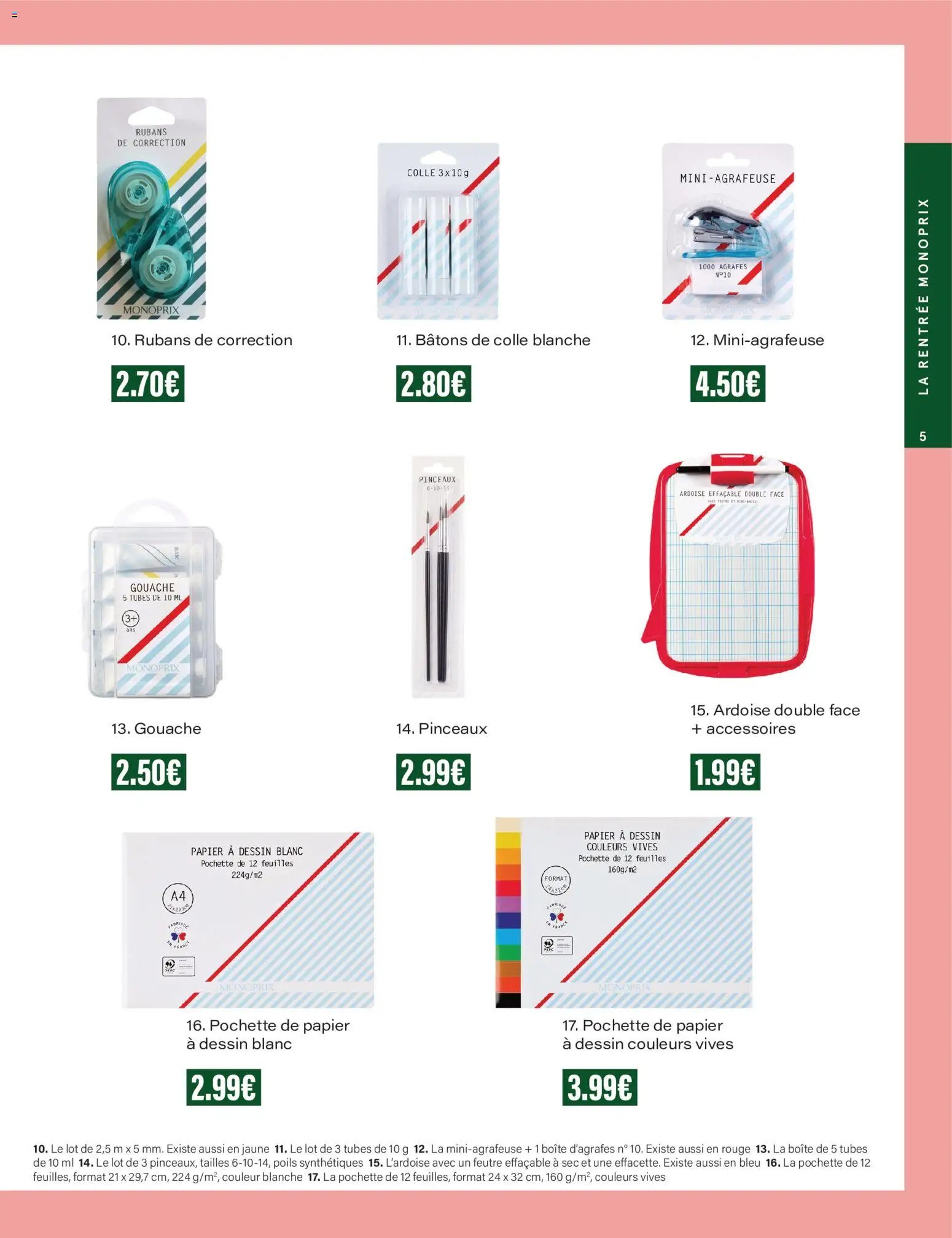 Monoprix - Guide de rentree