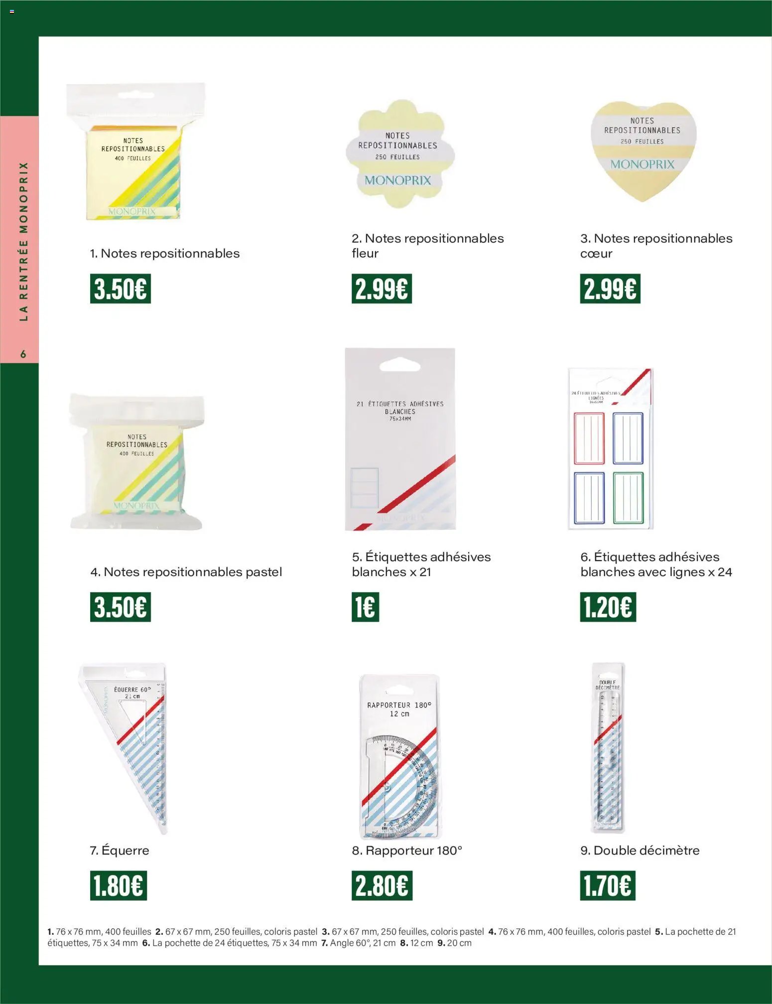 Monoprix - Guide de rentree