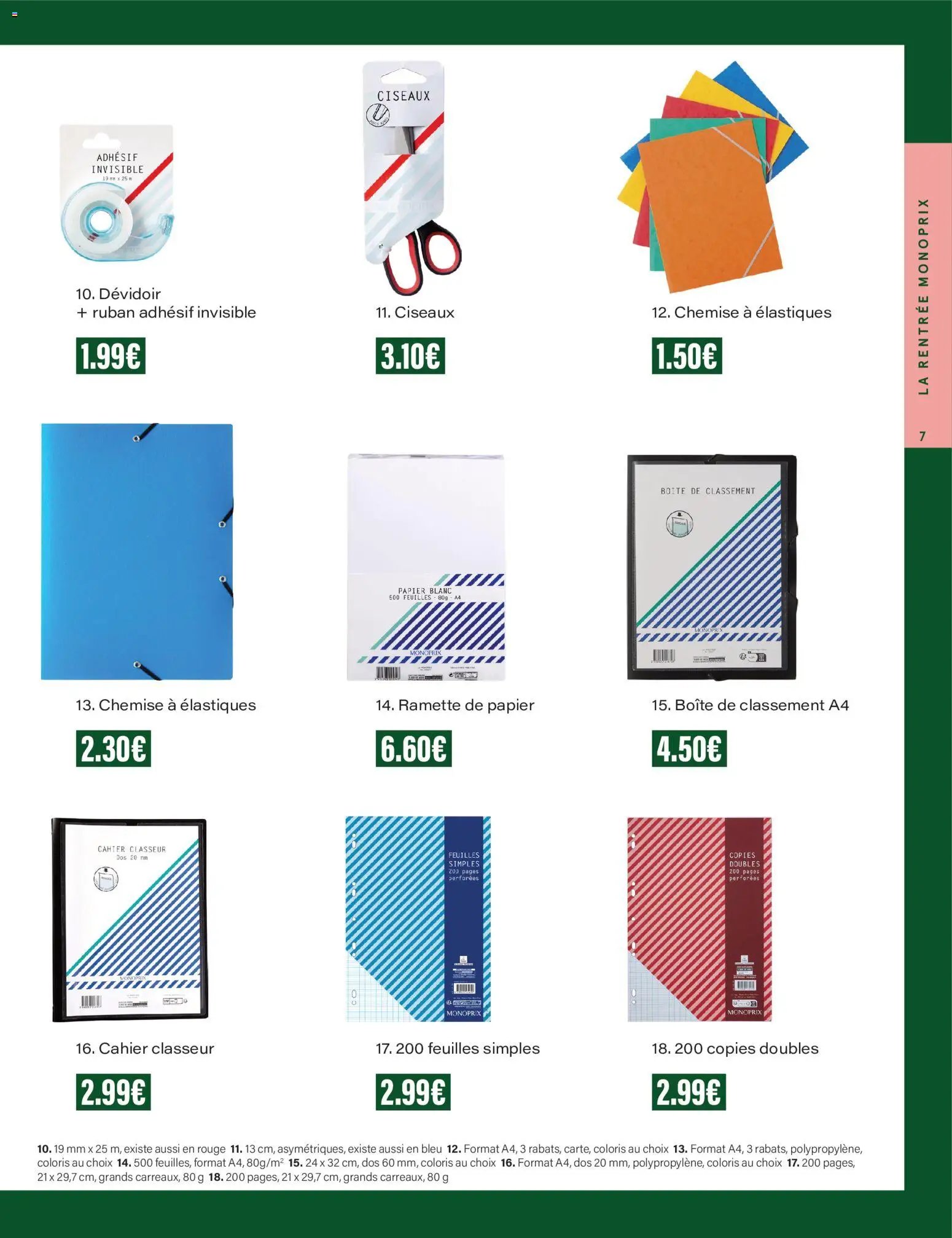 Monoprix - Guide de rentree