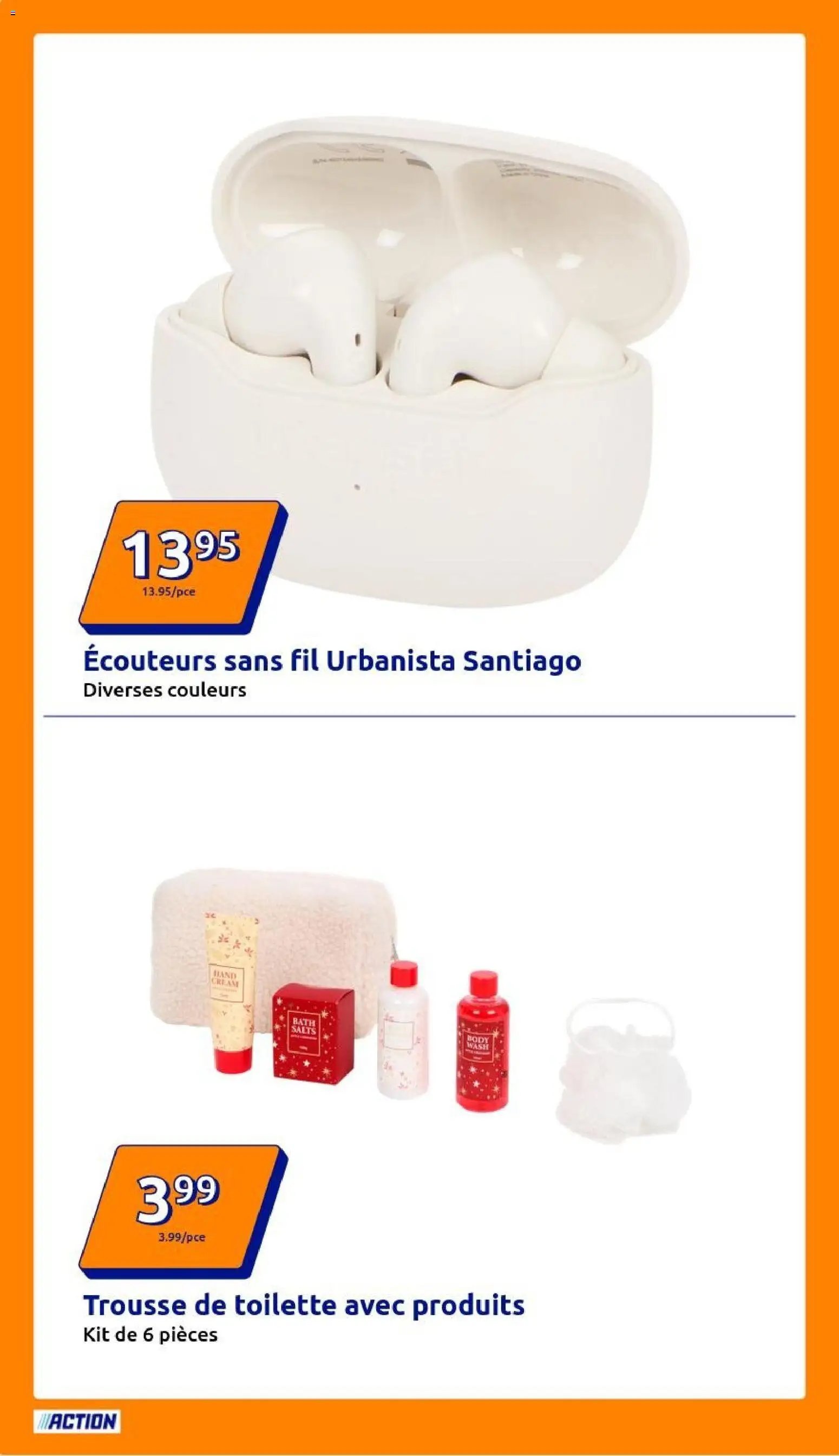 Action catalogue de la semaine