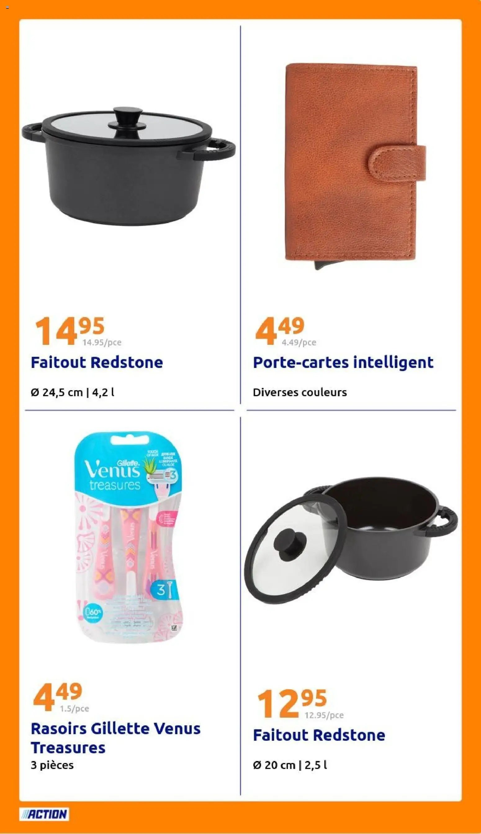 Action catalogue de la semaine