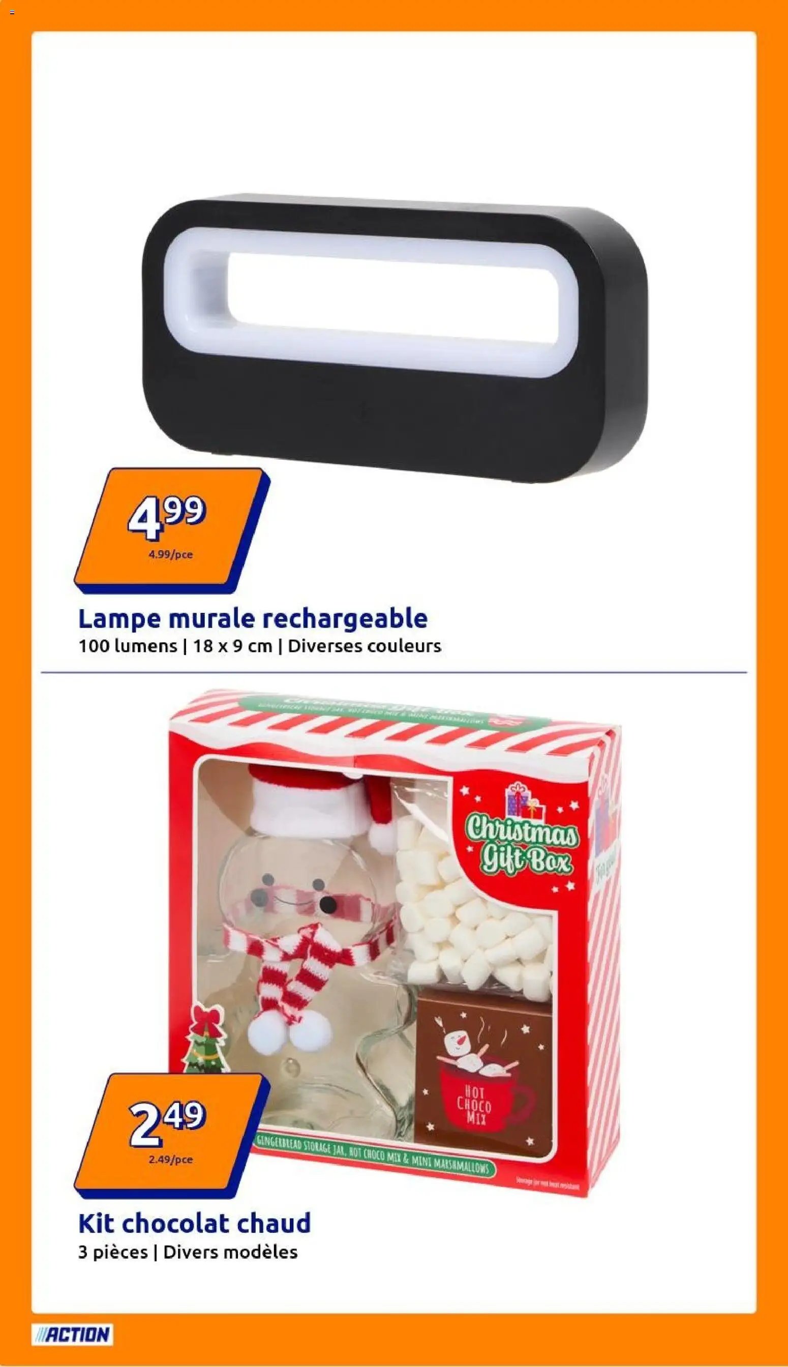 Action catalogue de la semaine