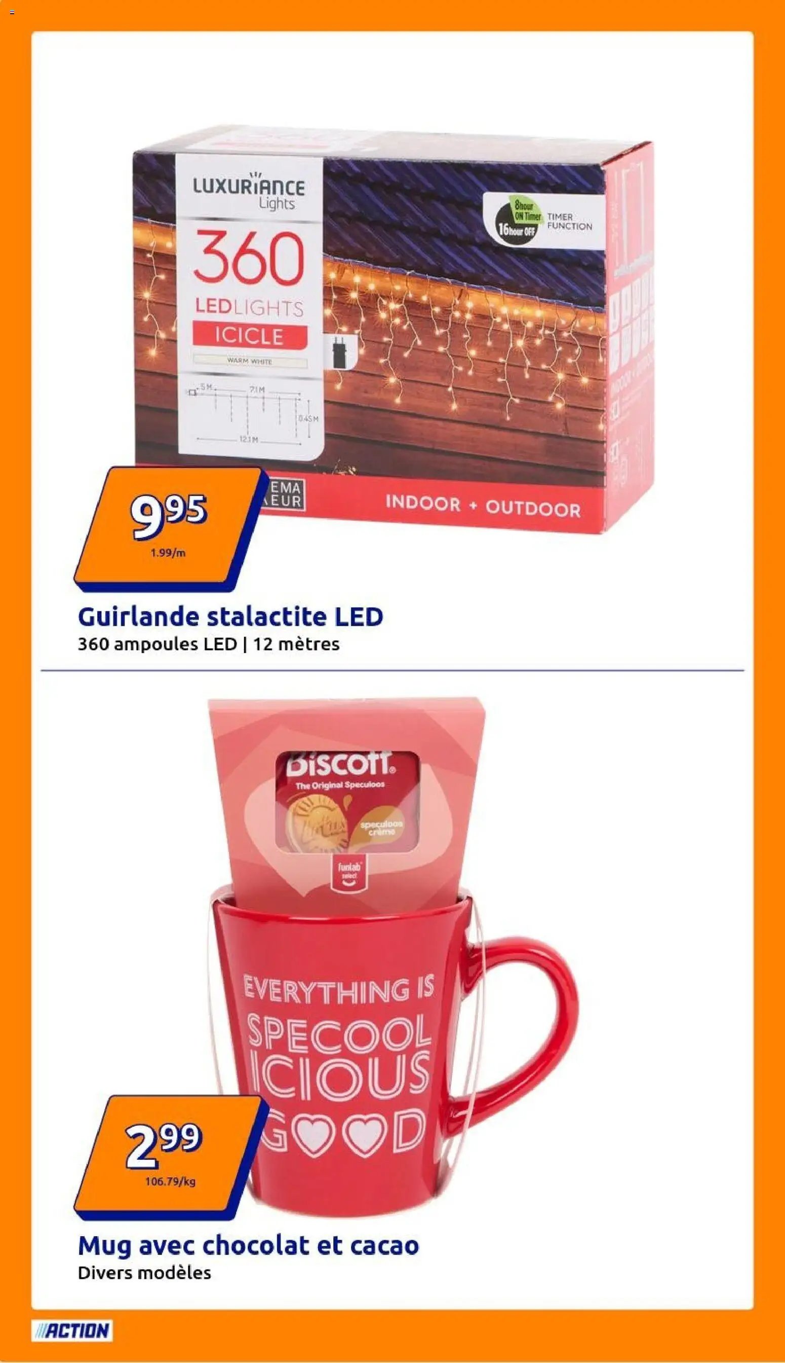 Action catalogue de la semaine