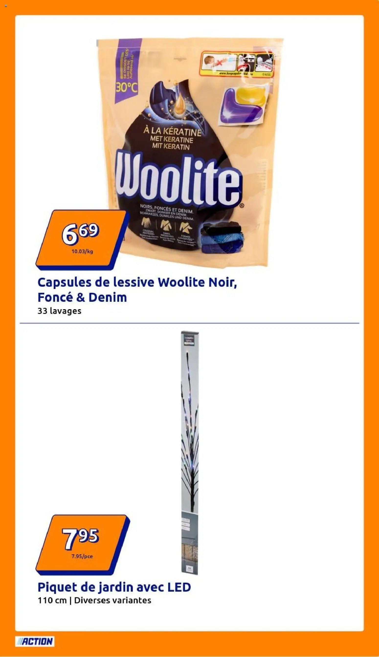 Action catalogue de la semaine