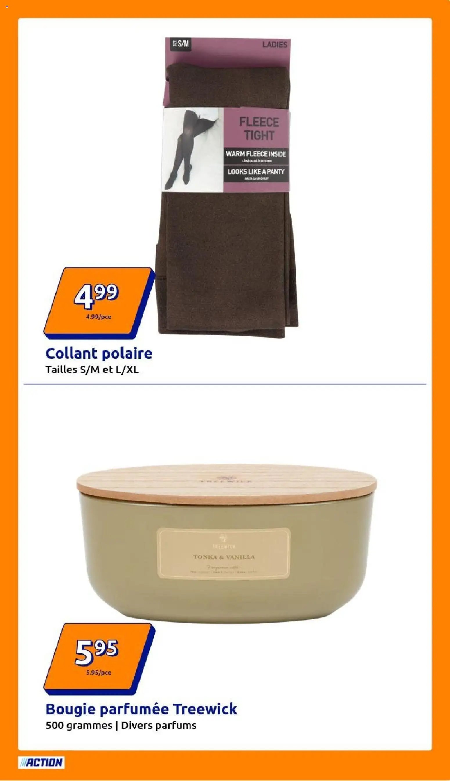 Action catalogue de la semaine