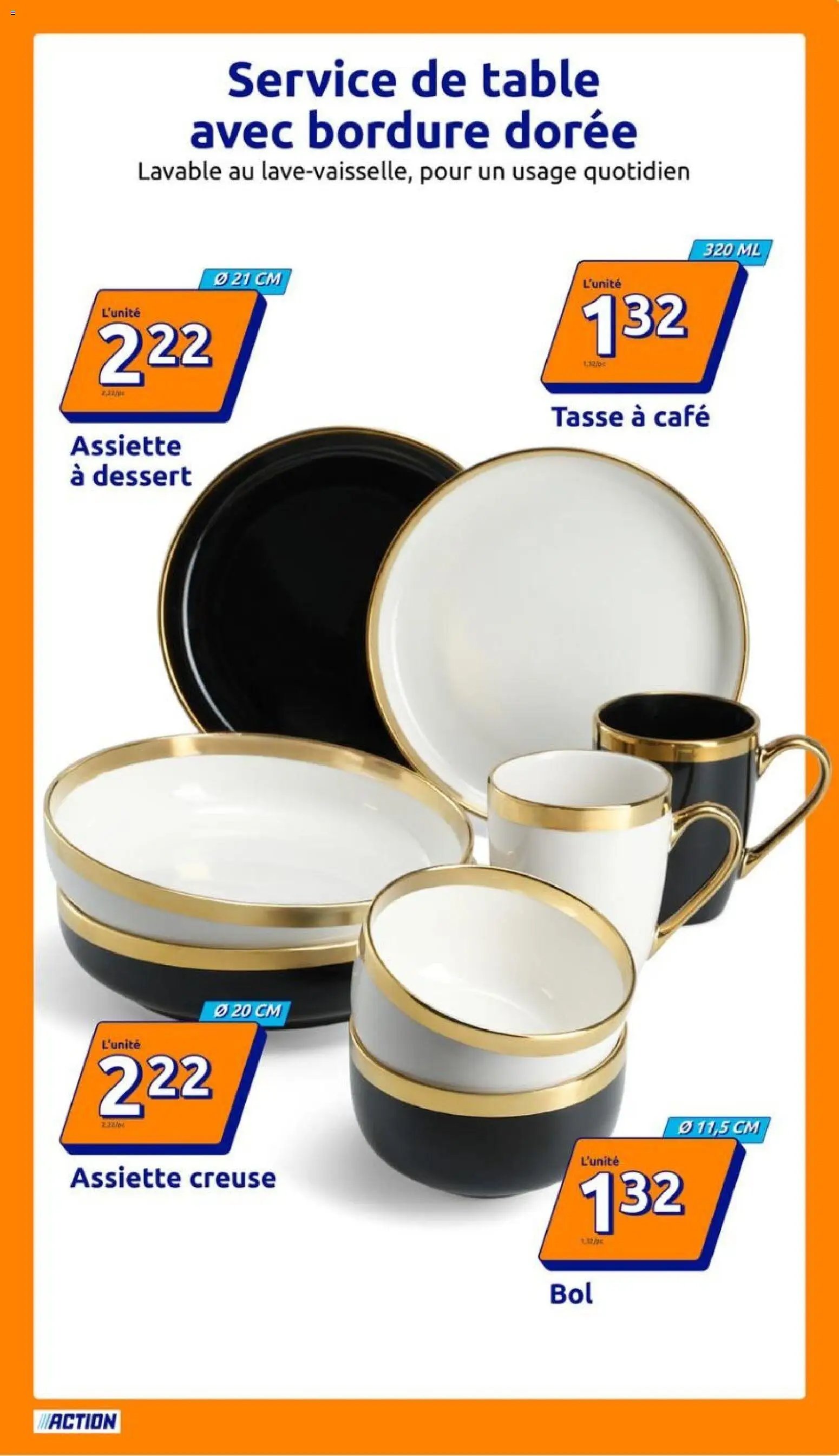 Action catalogue de la semaine