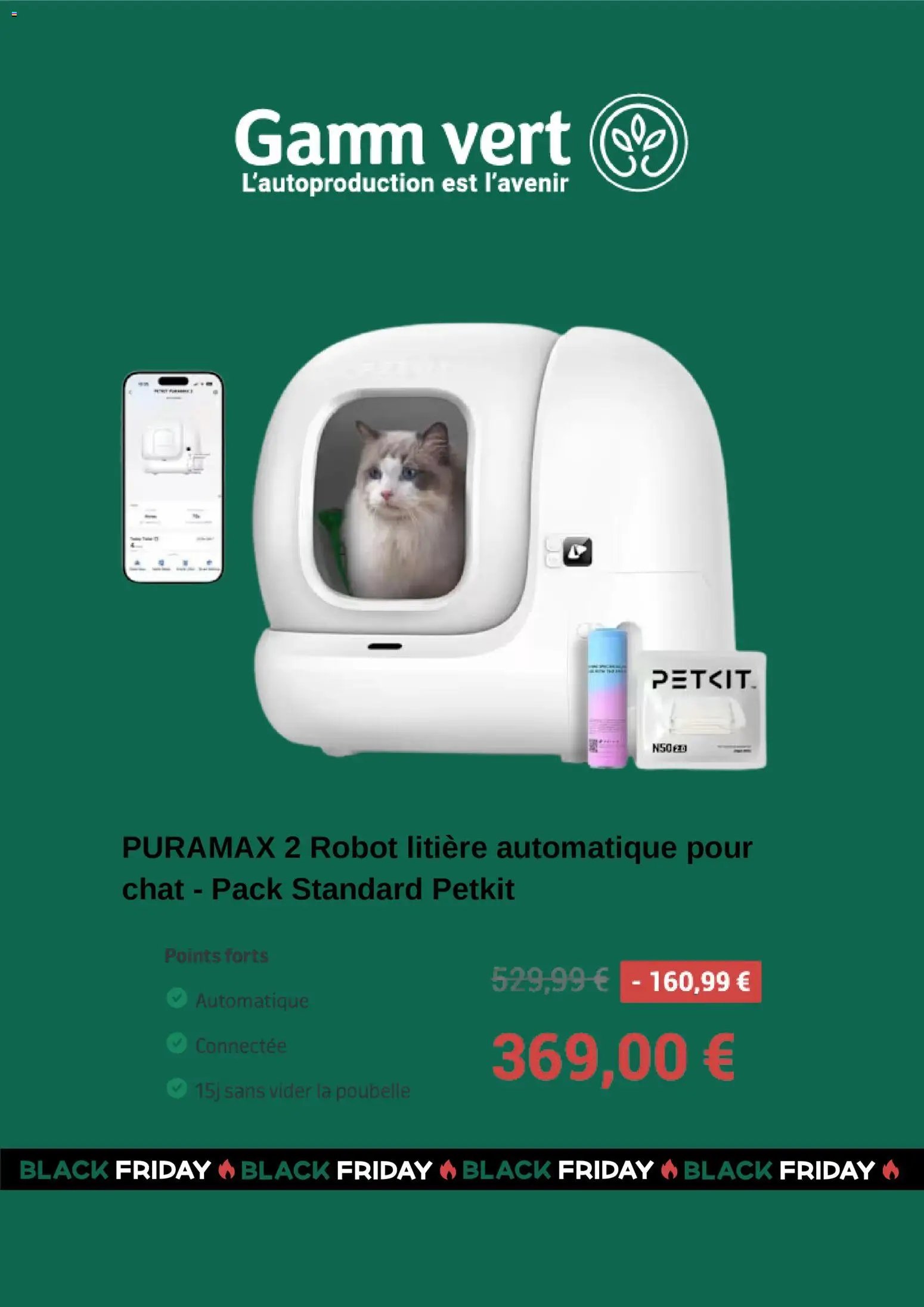 Gamm vert Black Friday