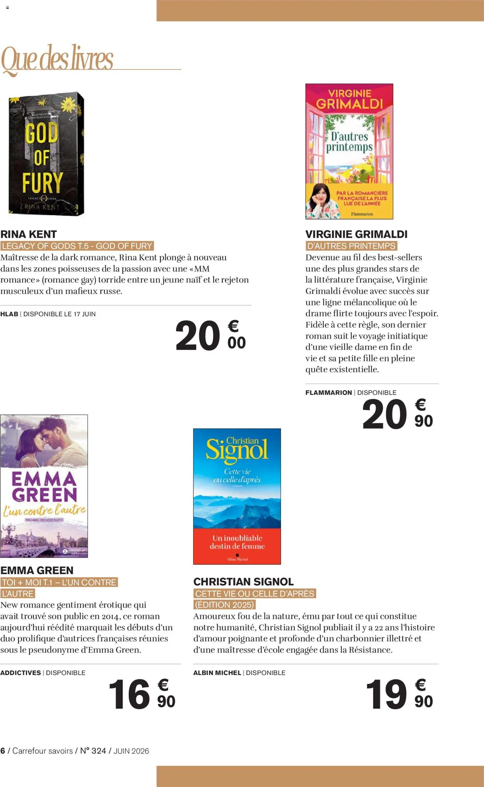 Carrefour contact Magazine