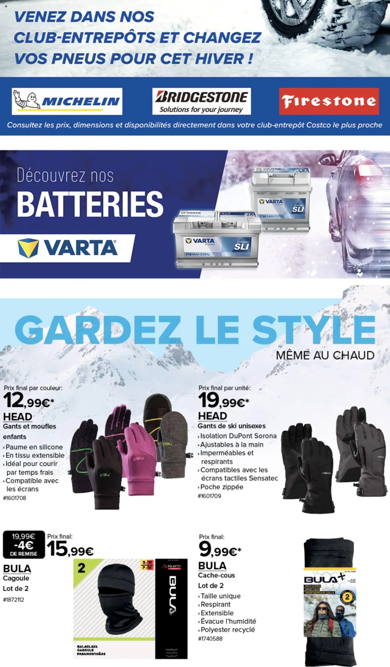 Costco catalogue Hivernale