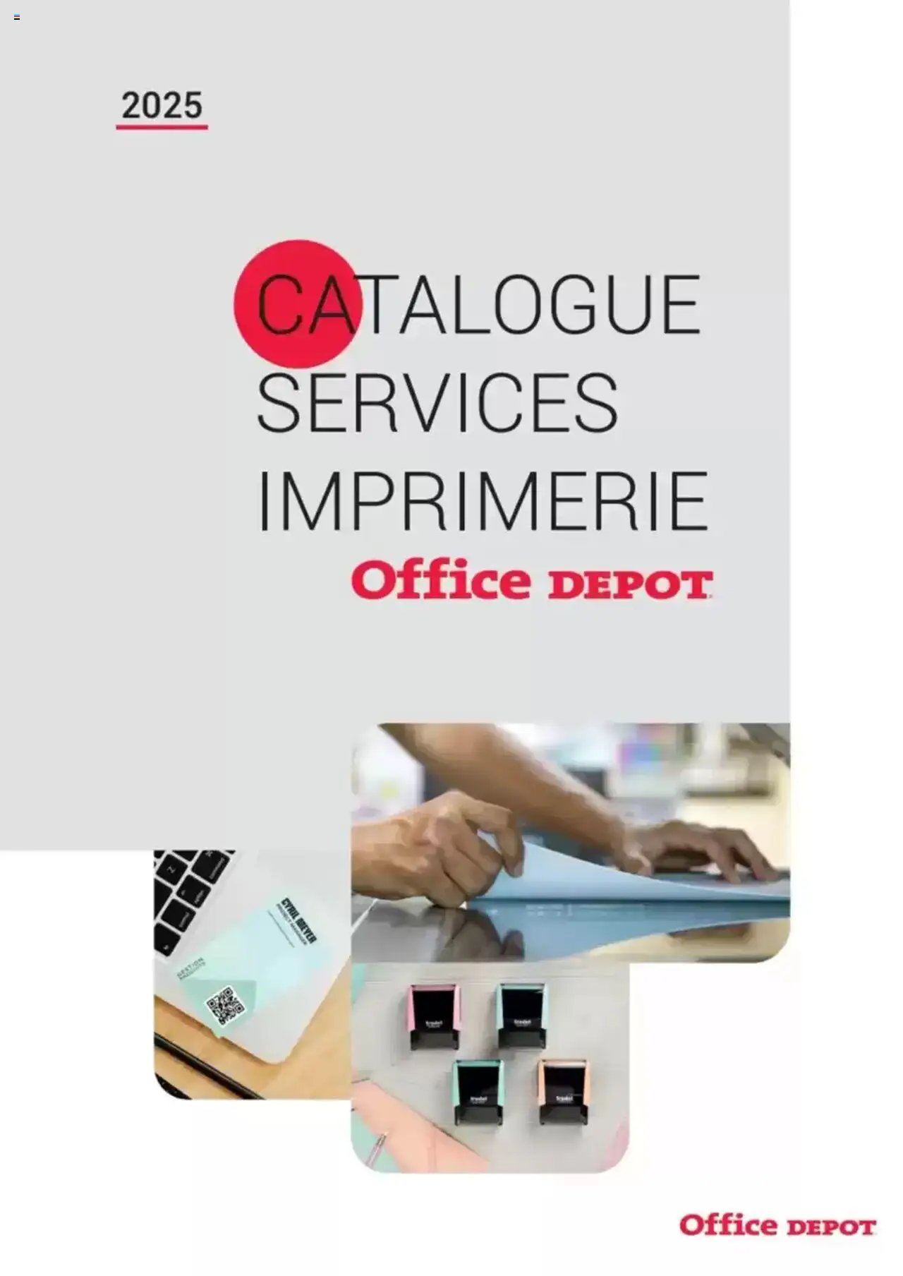 Office depot produits personnalisés Imprimerie 2024 - 2025 (2025-05-08 - 2025-12-31)