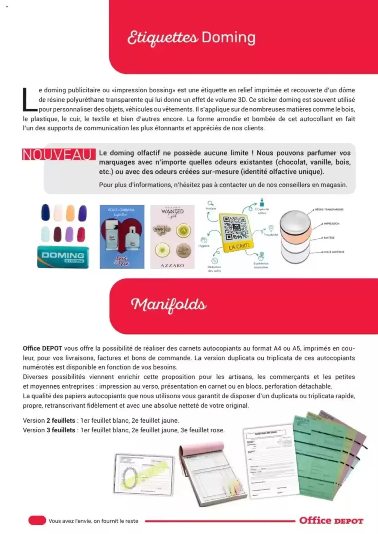 Office depot produits personnalisés Imprimerie 2024 - 2025 (2025-05-08 - 2025-12-31)