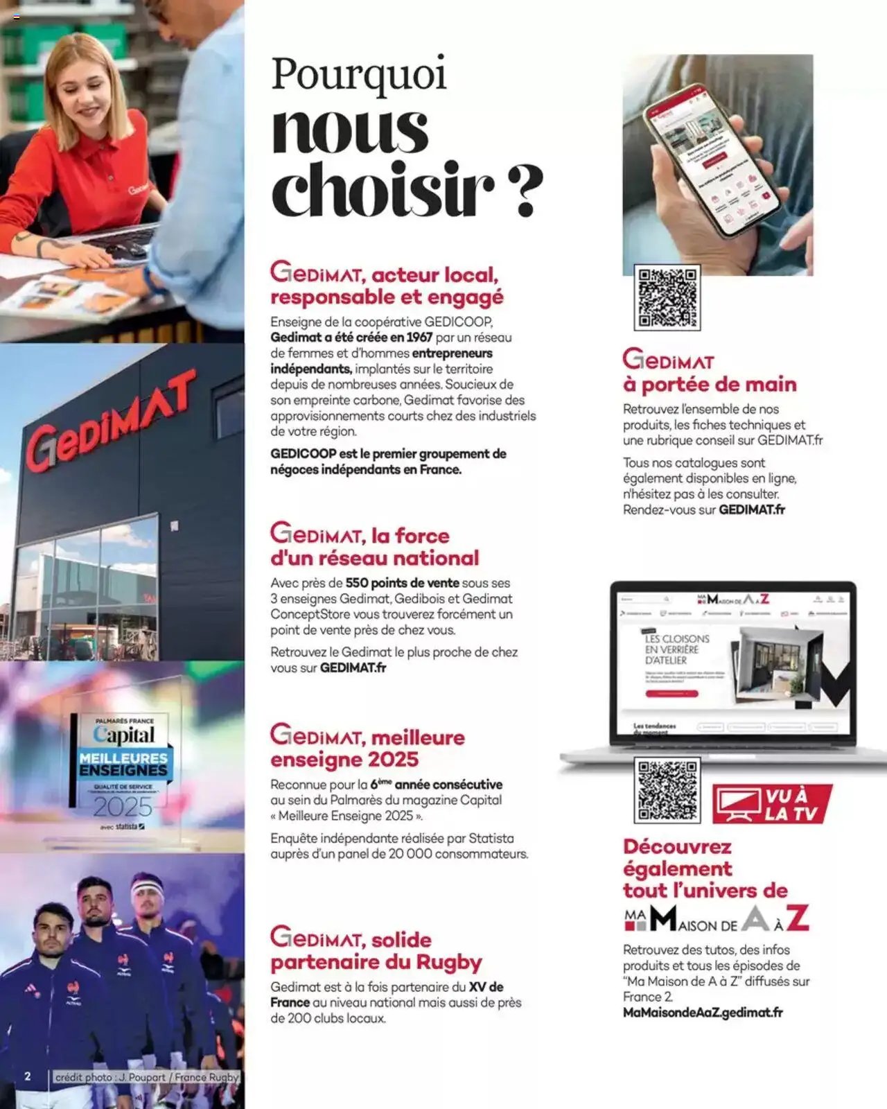 Gedimat Menuiseries intérieures & extérieurs (2025-03-14 - 2025-12-31)