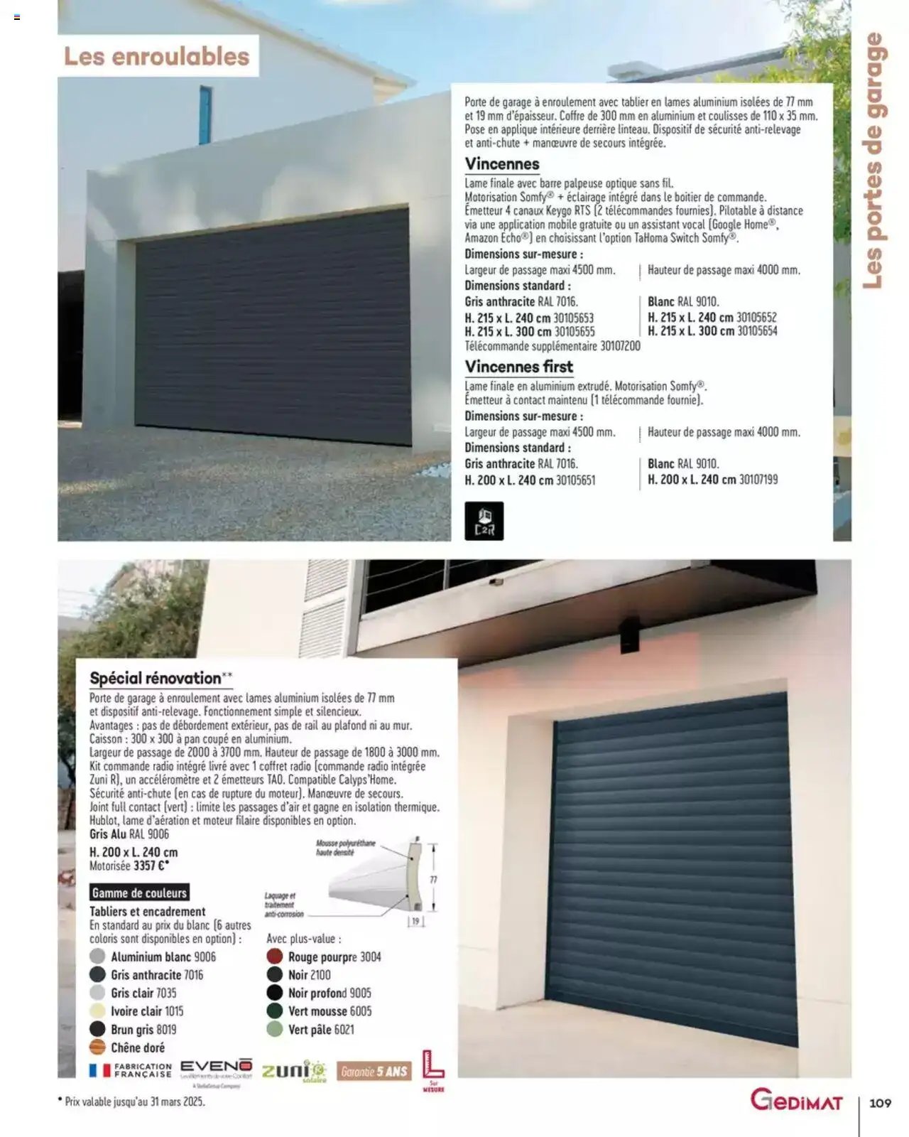 Gedimat Menuiseries intérieures & extérieurs (2025-03-14 - 2025-12-31)