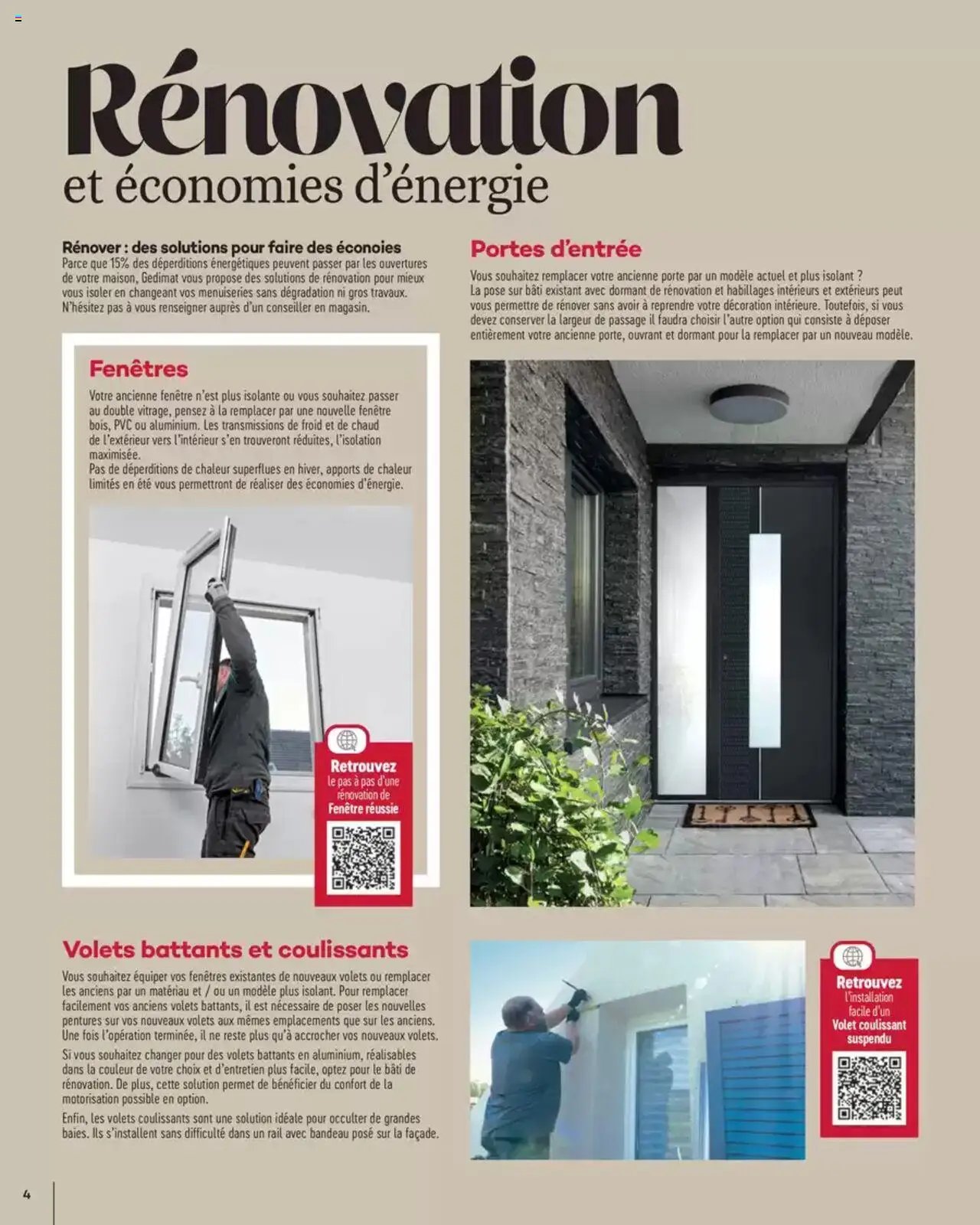 Gedimat Menuiseries intérieures & extérieurs (2025-03-14 - 2025-12-31)