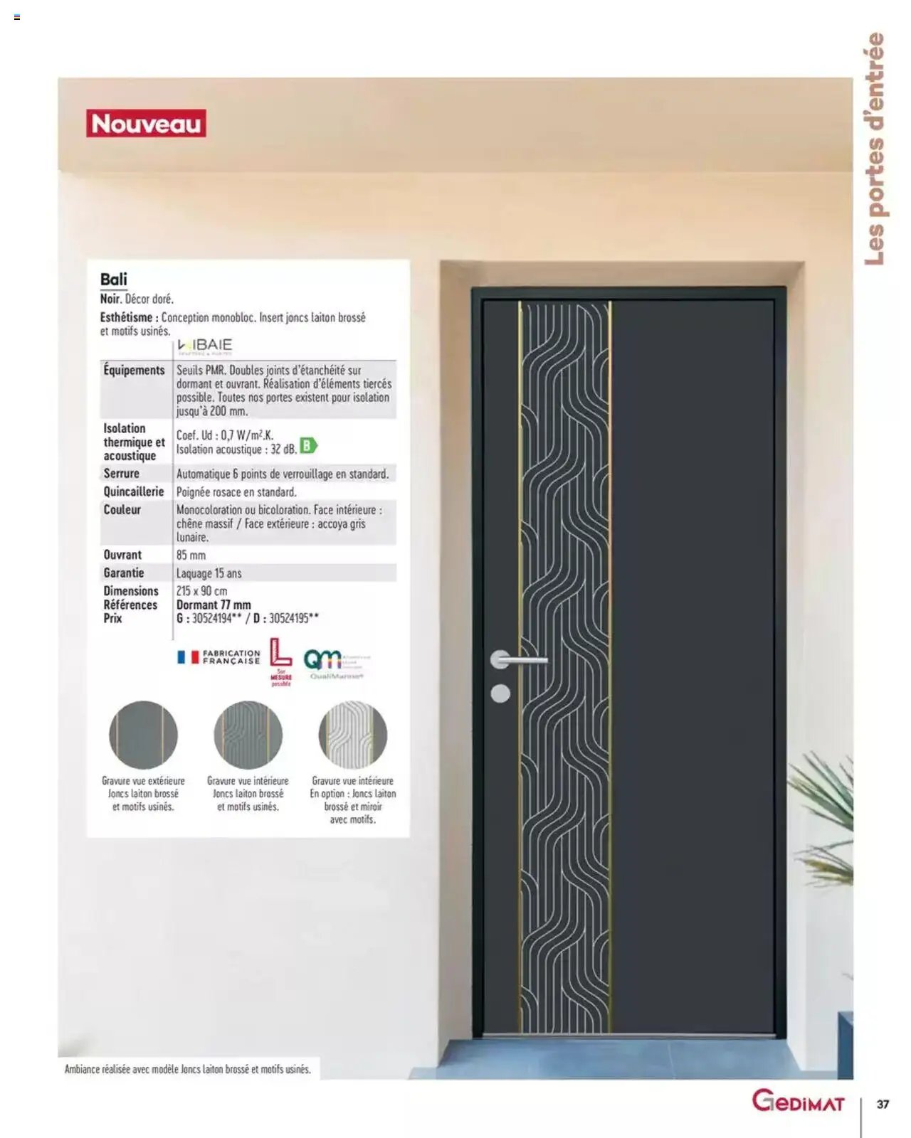 Gedimat Menuiseries intérieures & extérieurs (2025-03-14 - 2025-12-31)