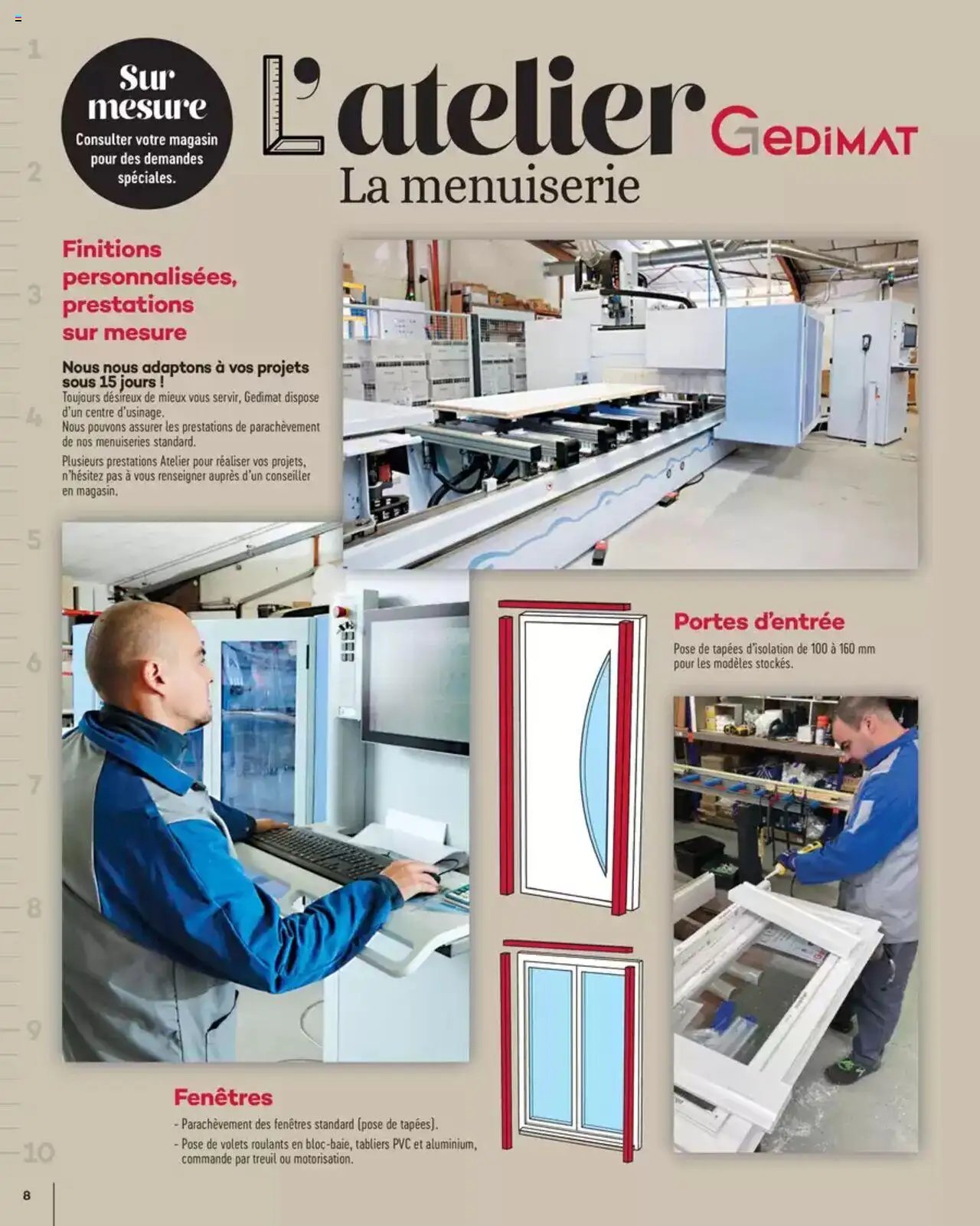 Gedimat Menuiseries intérieures & extérieurs (2025-03-14 - 2025-12-31)