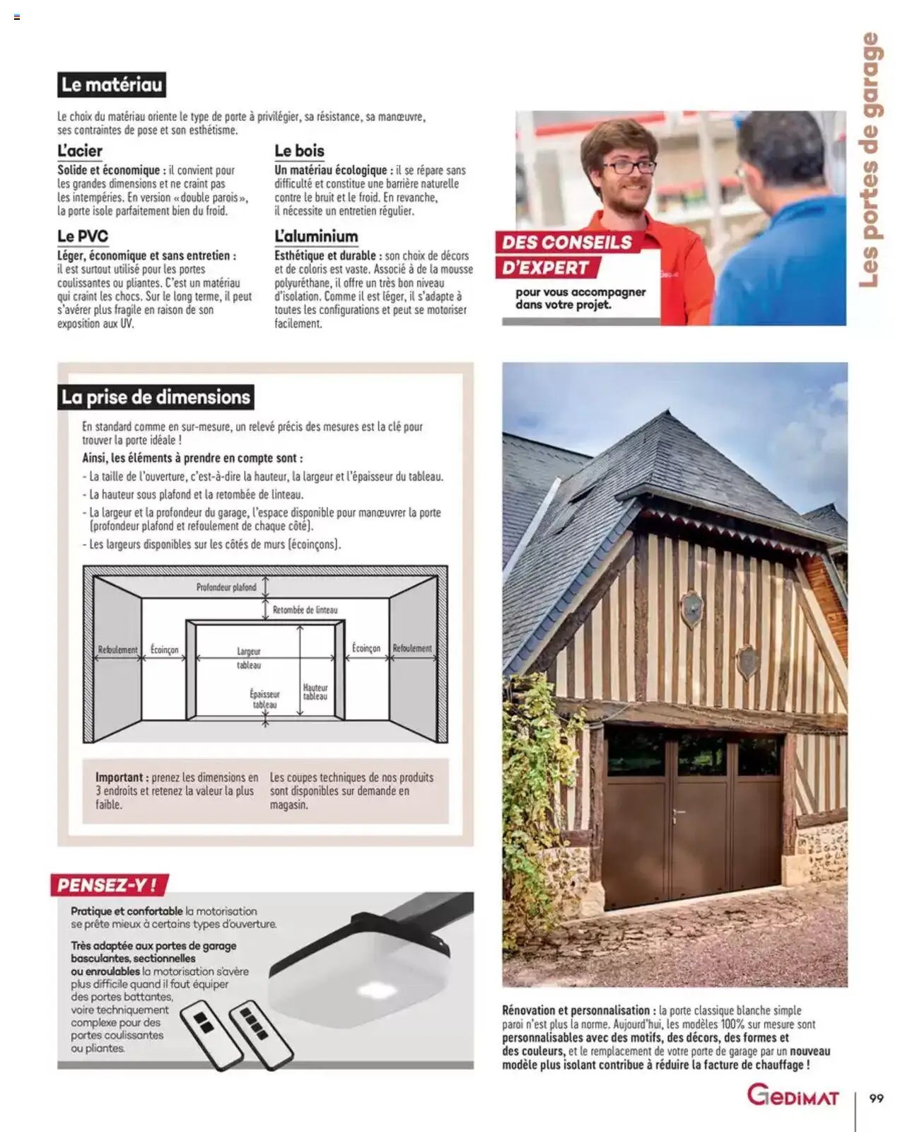 Gedimat Menuiseries intérieures & extérieurs (2025-03-14 - 2025-12-31)