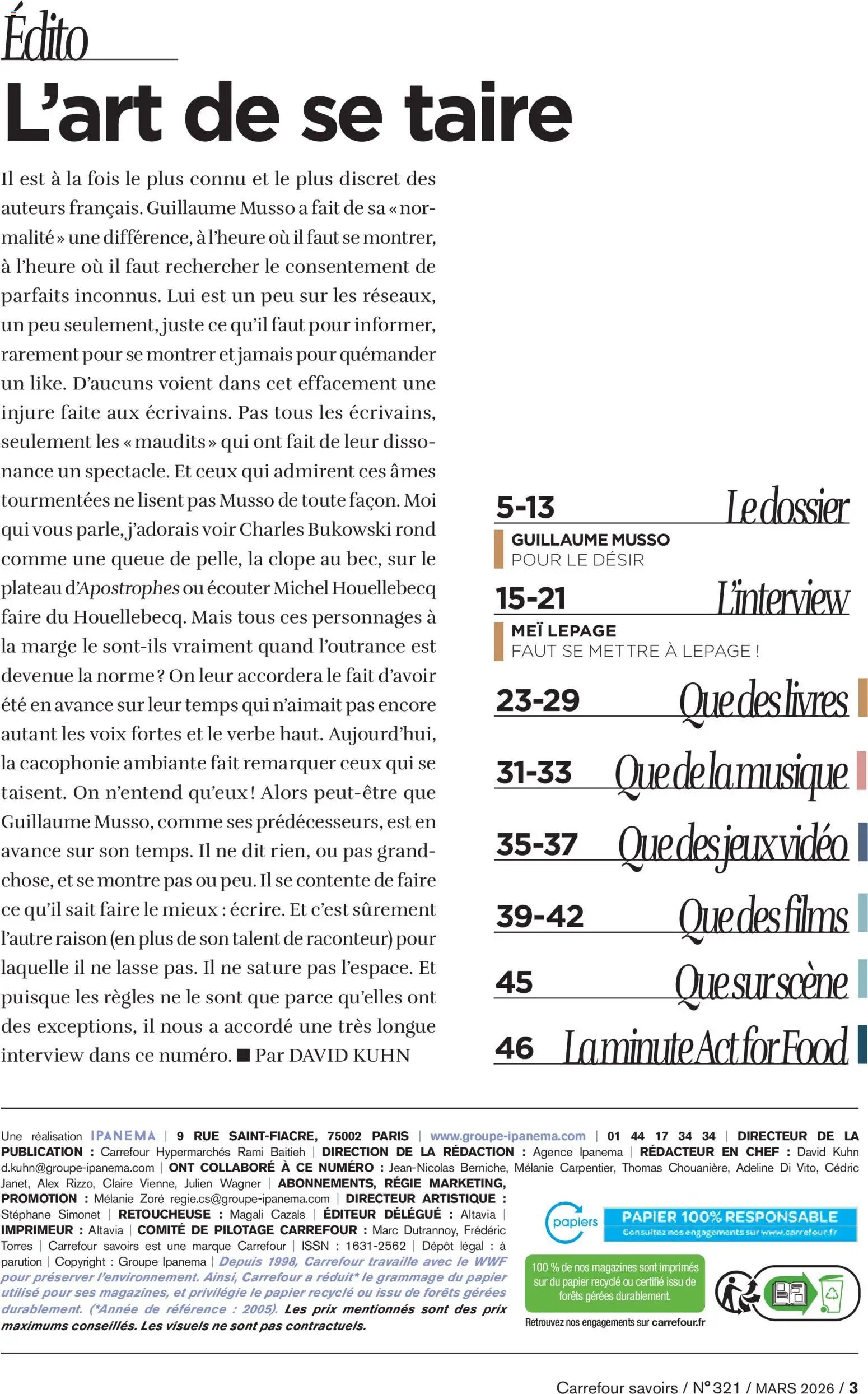 Carrefour contact Magazine (2026-03-01 - 2026-03-31)