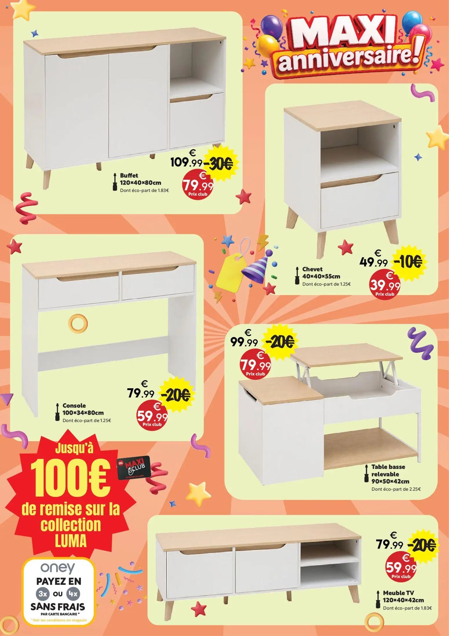 Maxi Bazar - Brochure anniversaire