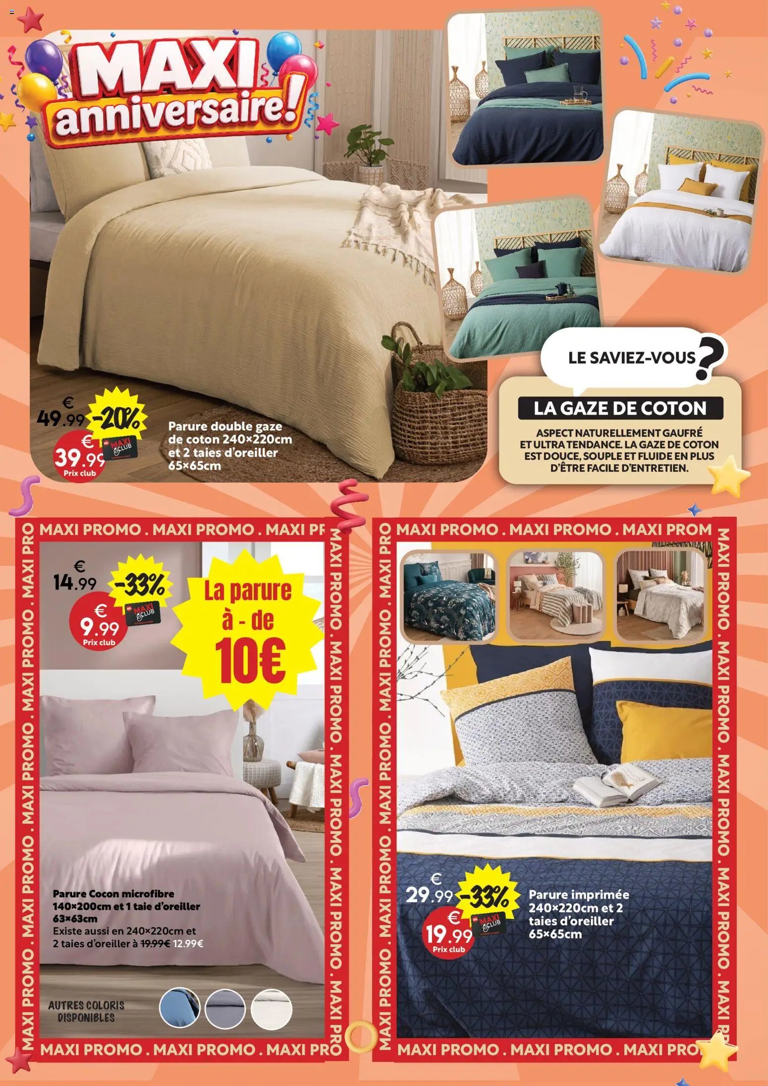 Maxi Bazar - Brochure anniversaire