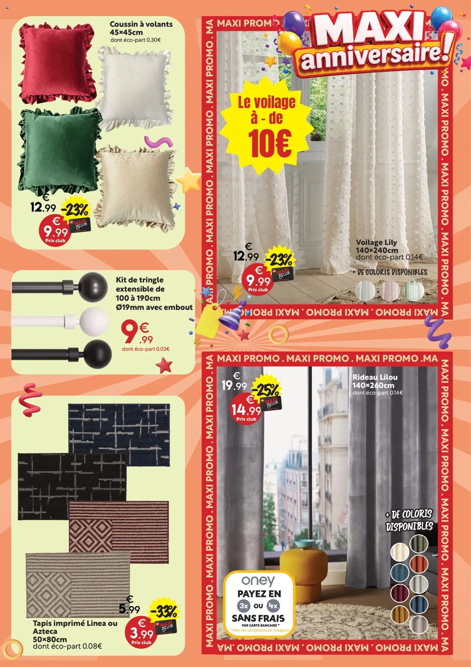 Maxi Bazar - Brochure anniversaire