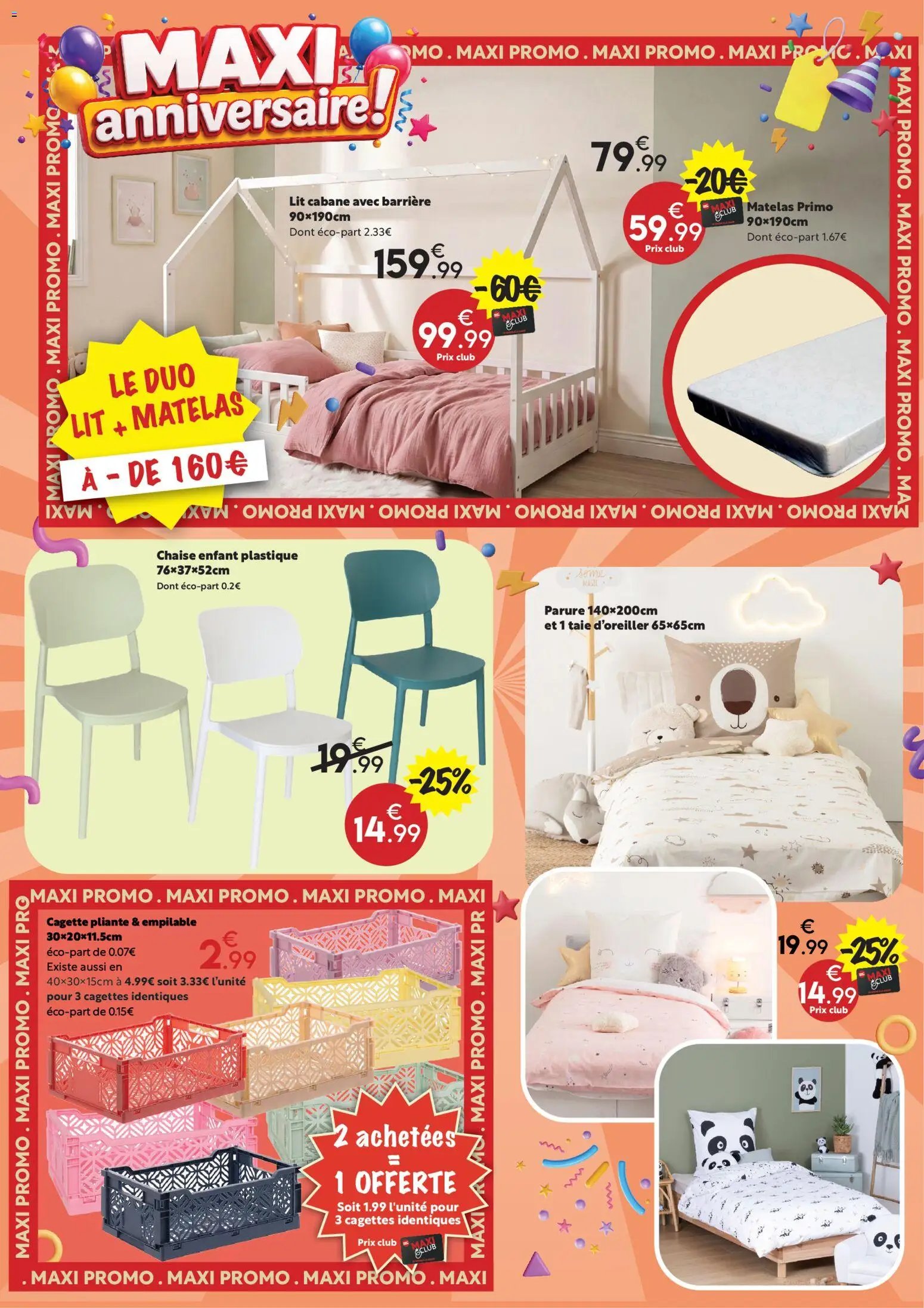Maxi Bazar - Brochure anniversaire