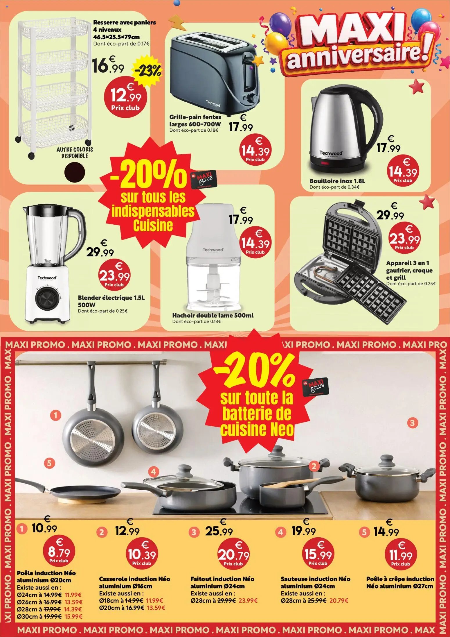 Maxi Bazar - Brochure anniversaire