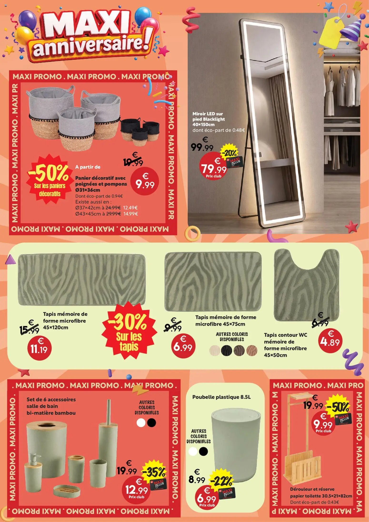 Maxi Bazar - Brochure anniversaire