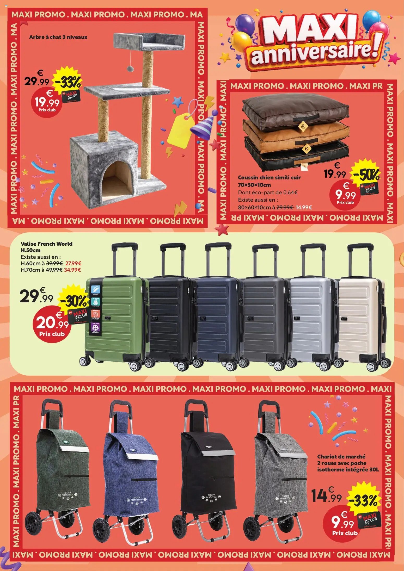 Maxi Bazar - Brochure anniversaire