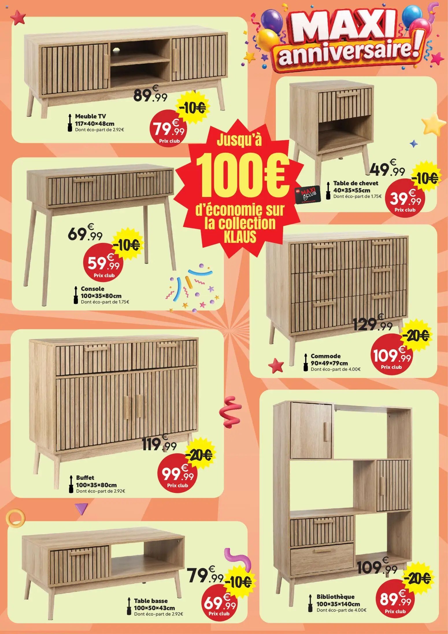 Maxi Bazar - Brochure anniversaire