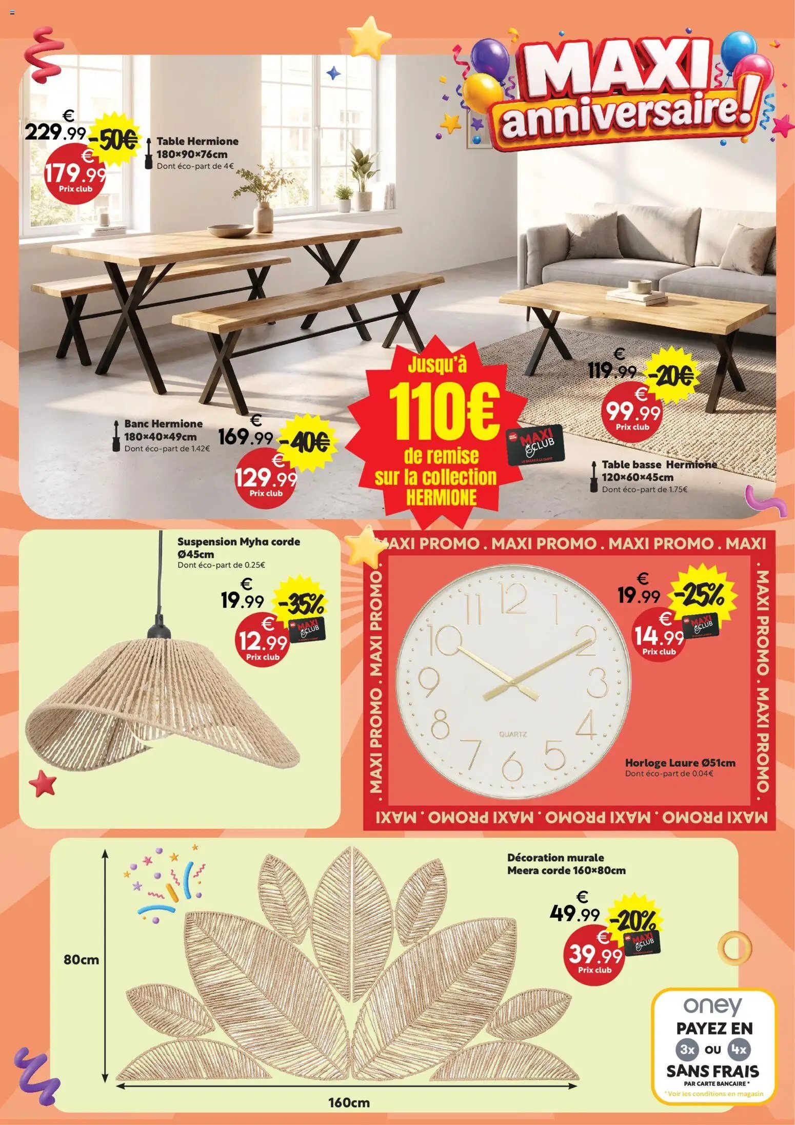 Maxi Bazar - Brochure anniversaire
