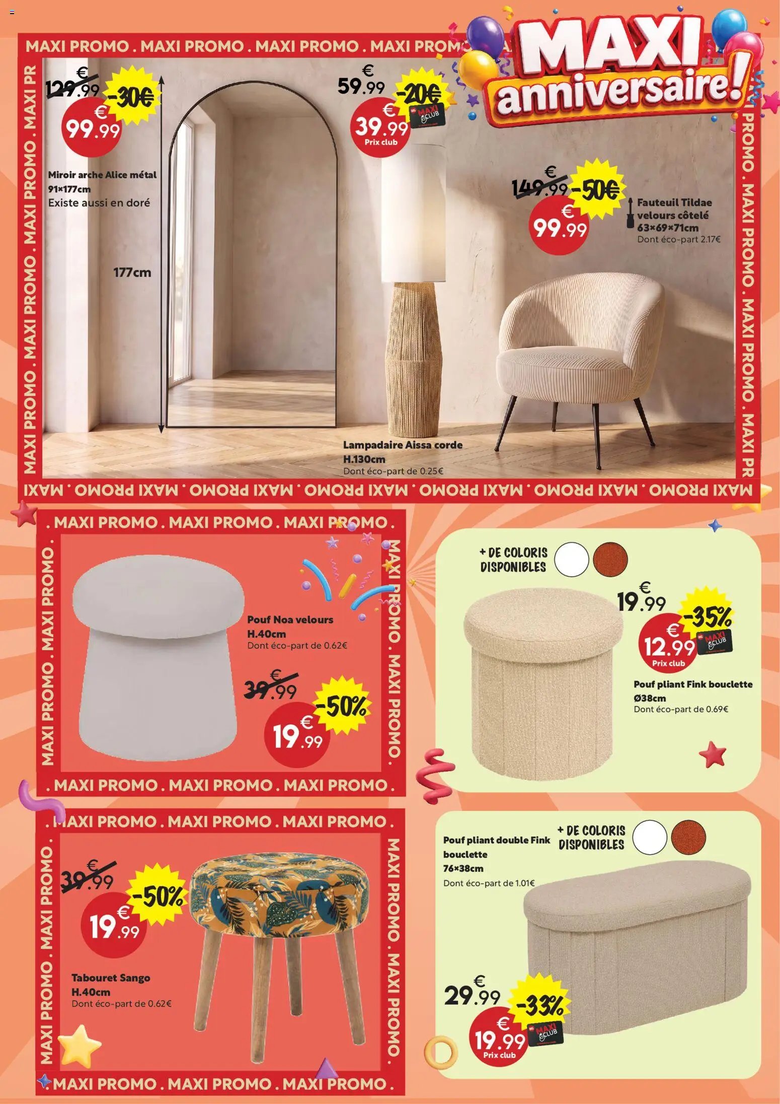 Maxi Bazar - Brochure anniversaire