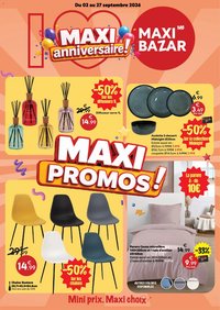 Maxi Bazar - Brochure anniversaire