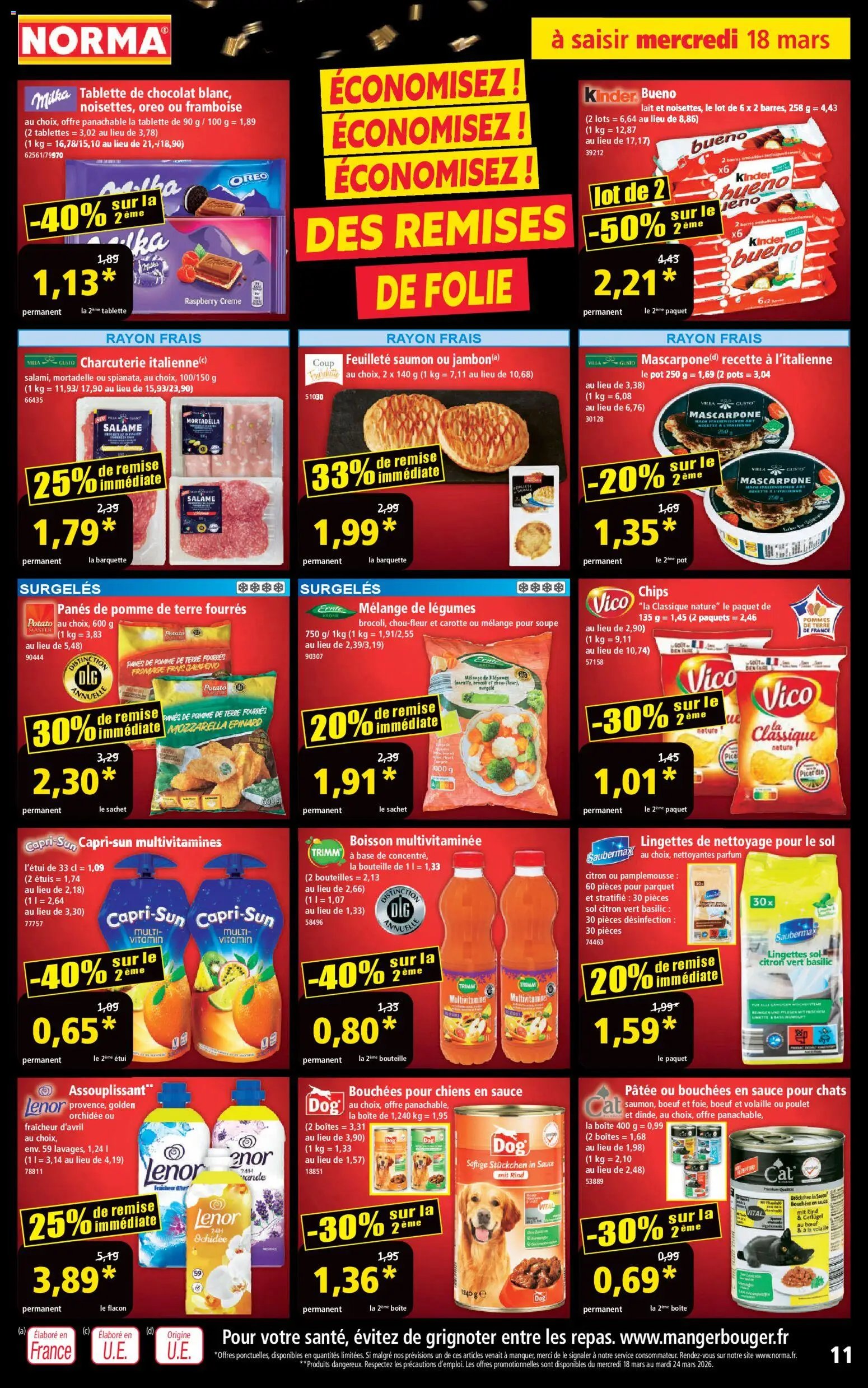 Norma catalogue (2026-03-18 - 2026-03-24)