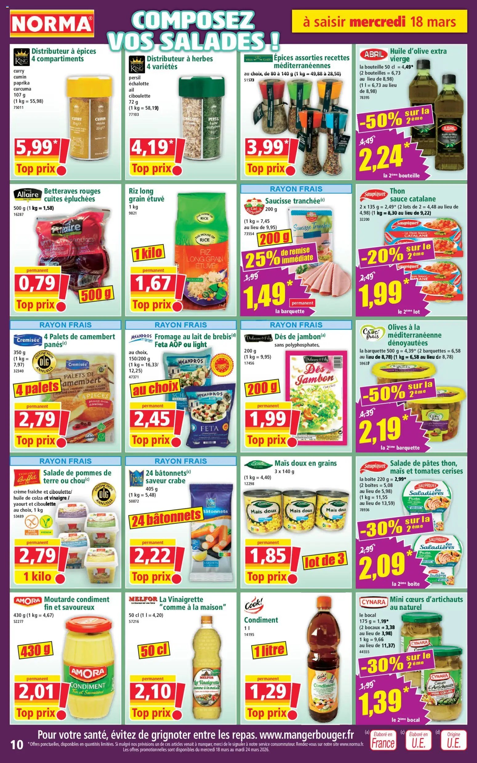 Norma catalogue (2026-03-18 - 2026-03-24)