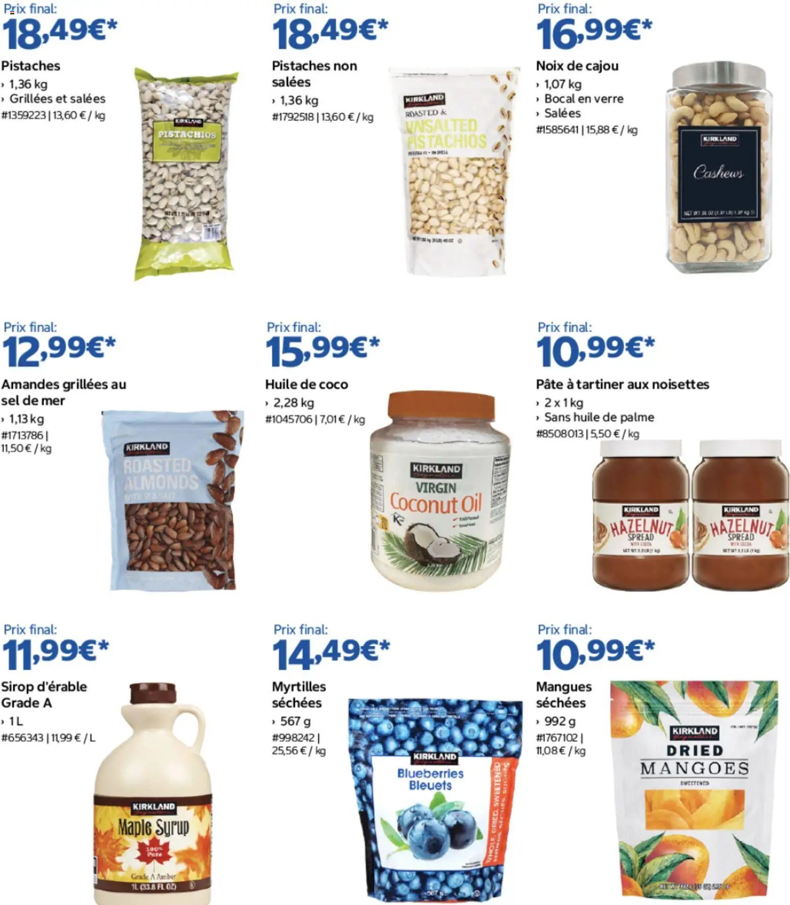 Costco Kirkland signature