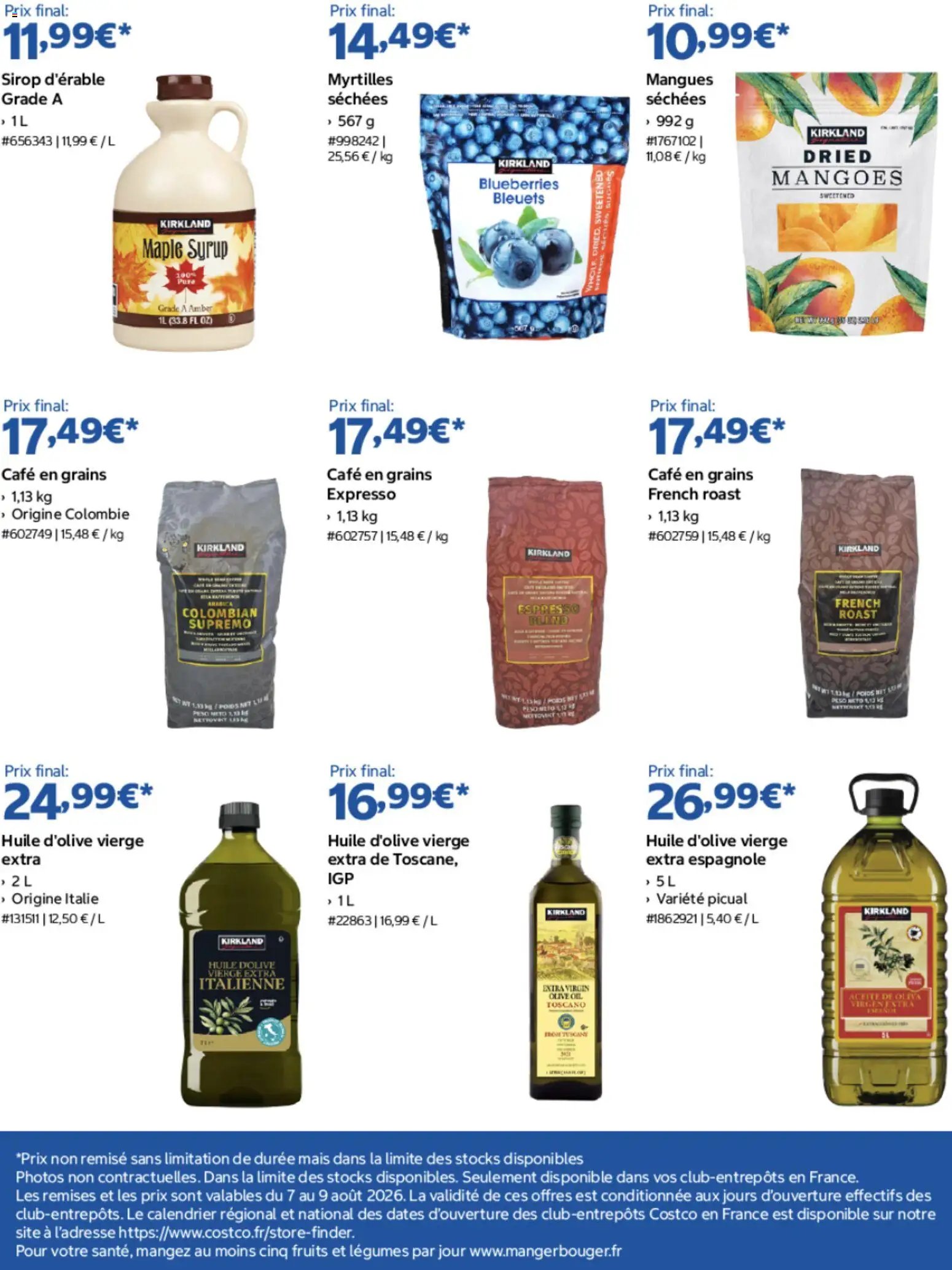 Costco Kirkland signature