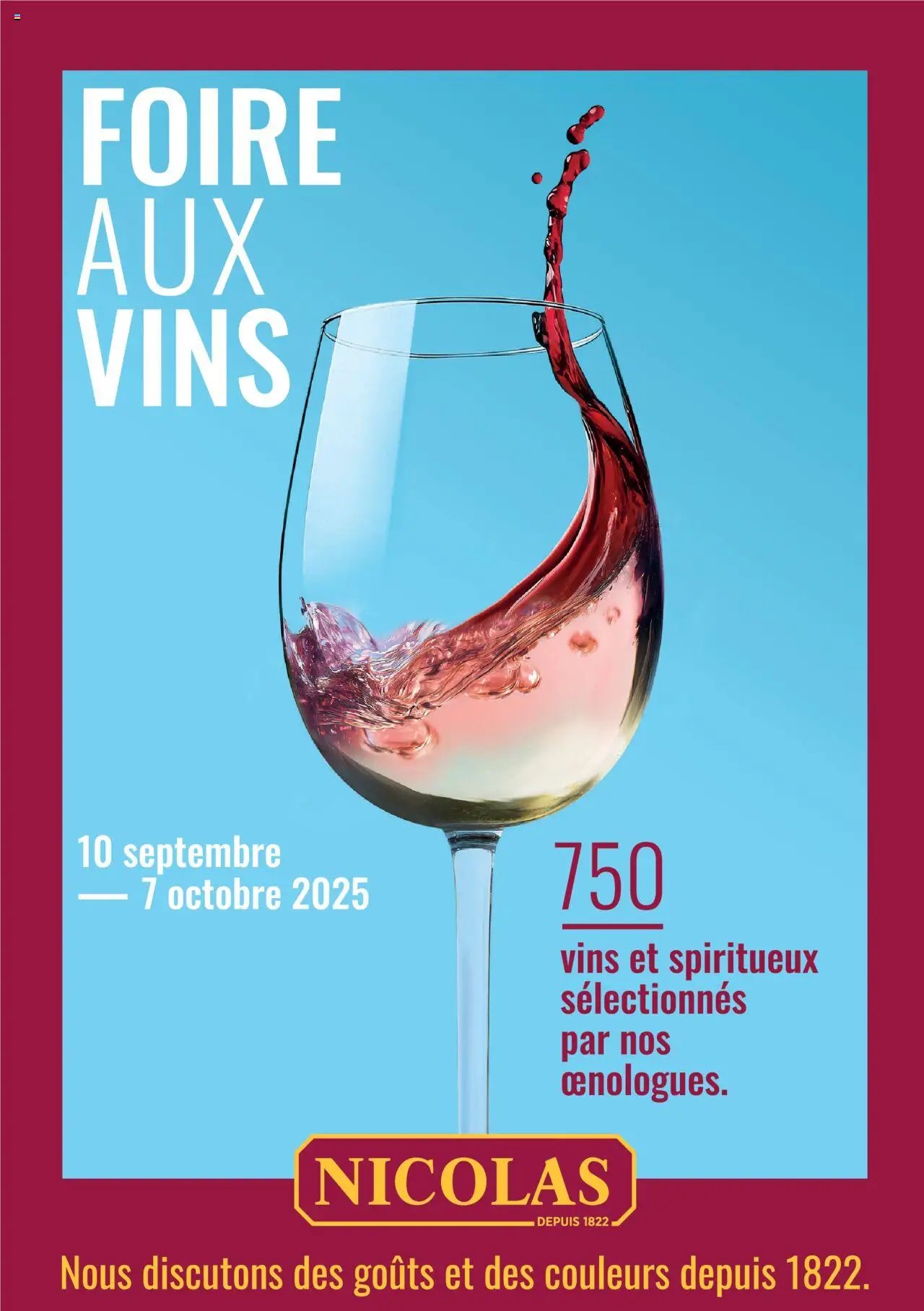 Nicolas catalogue (2025-09-10 - 2025-10-07)