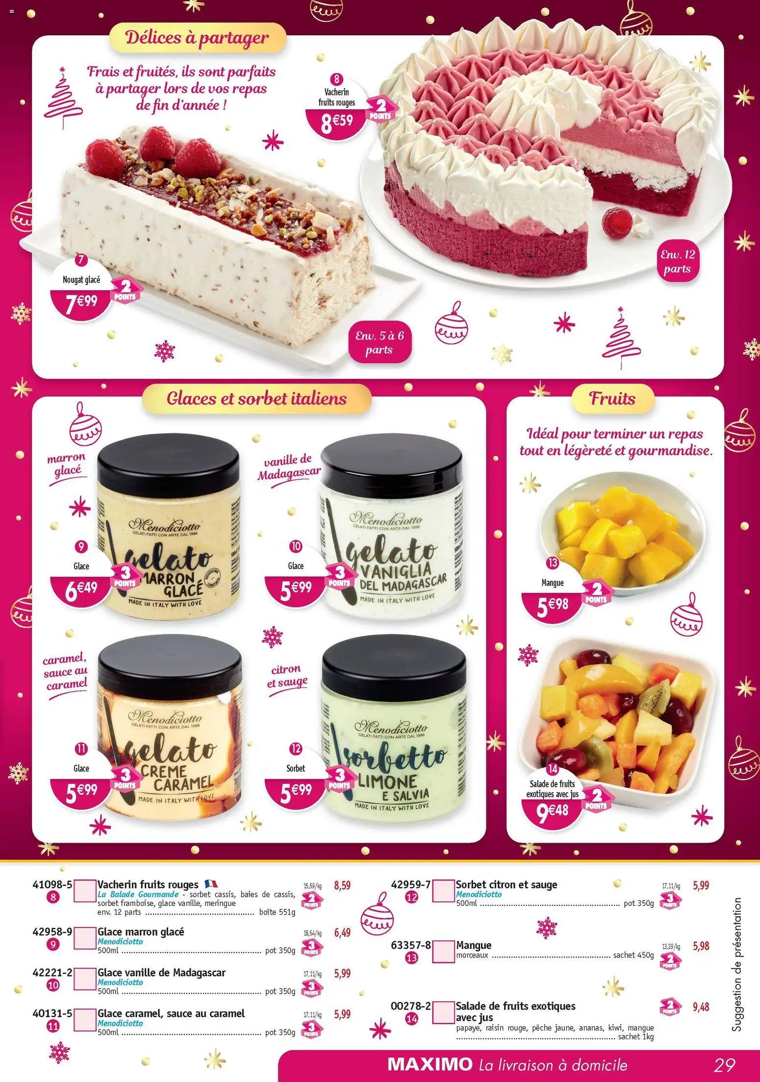 Maximo catalogue (2025-11-21 - 2025-12-23)