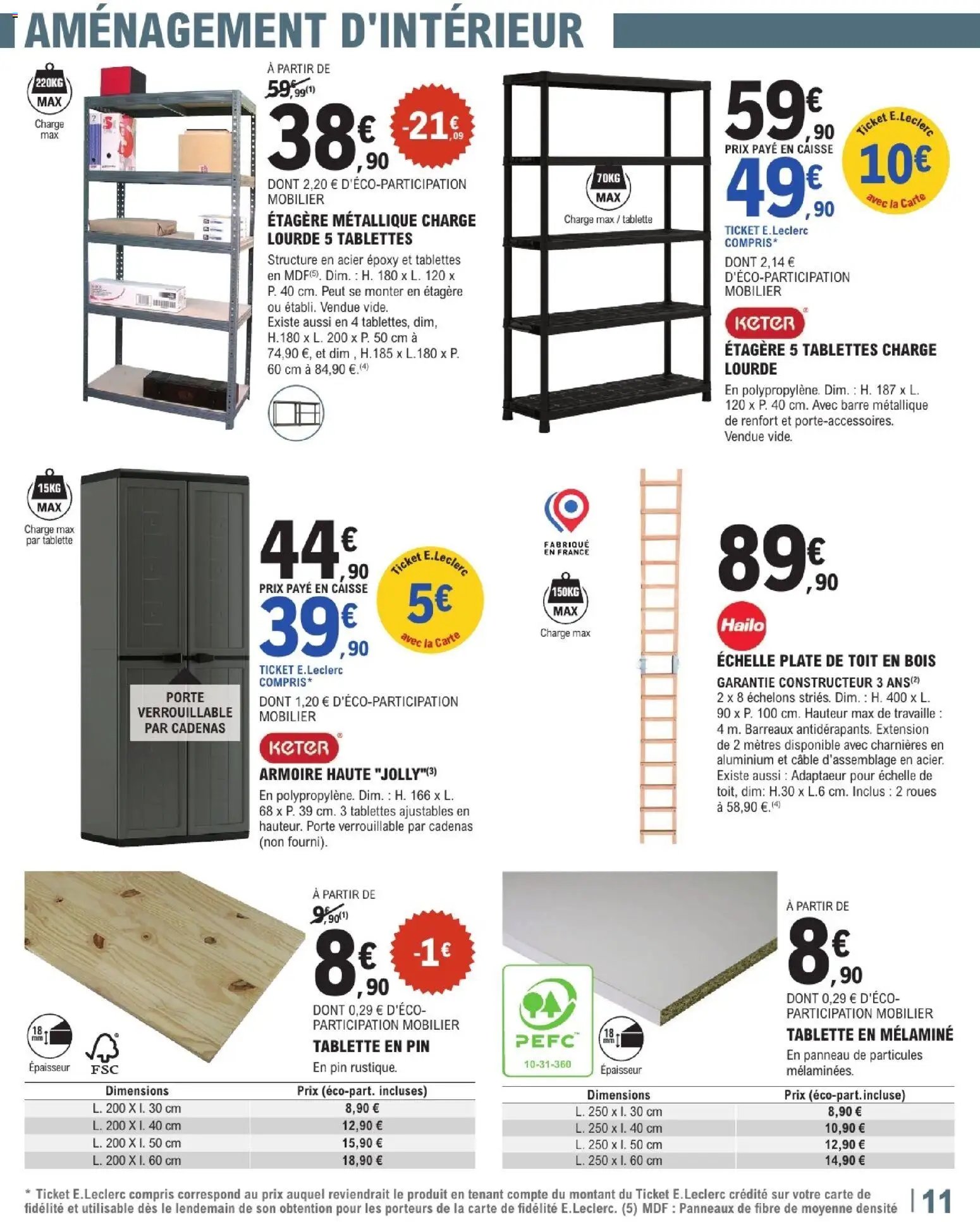 Brico E.Leclerc catalogue