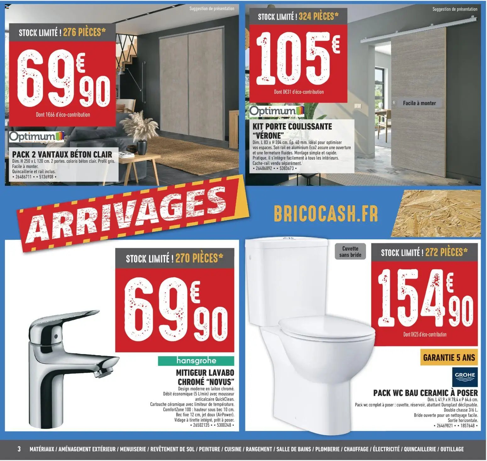 Brico Cash catalogue arrivages